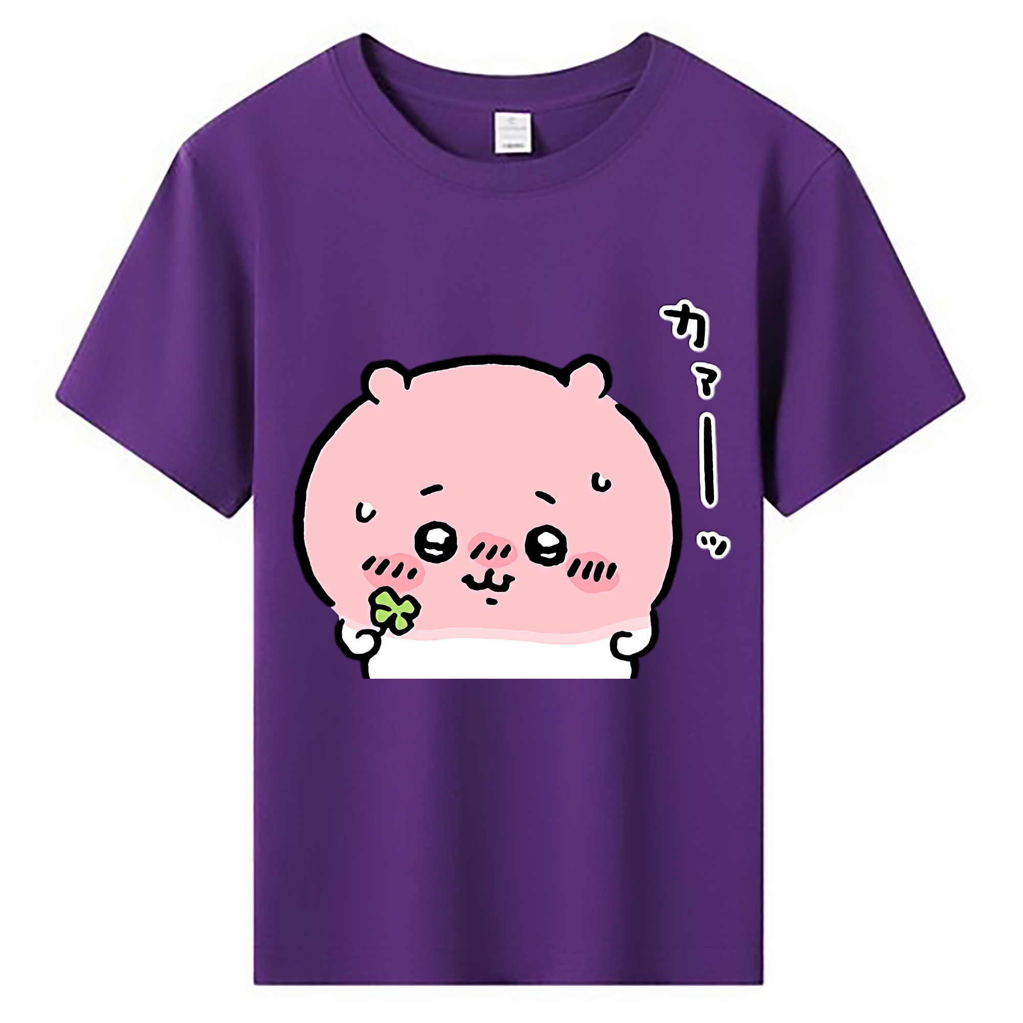 （画像用） ちいかわ ちいかわ Chii-kawa chiikawa 綿100％キッズTシャツ（フロントプリント）