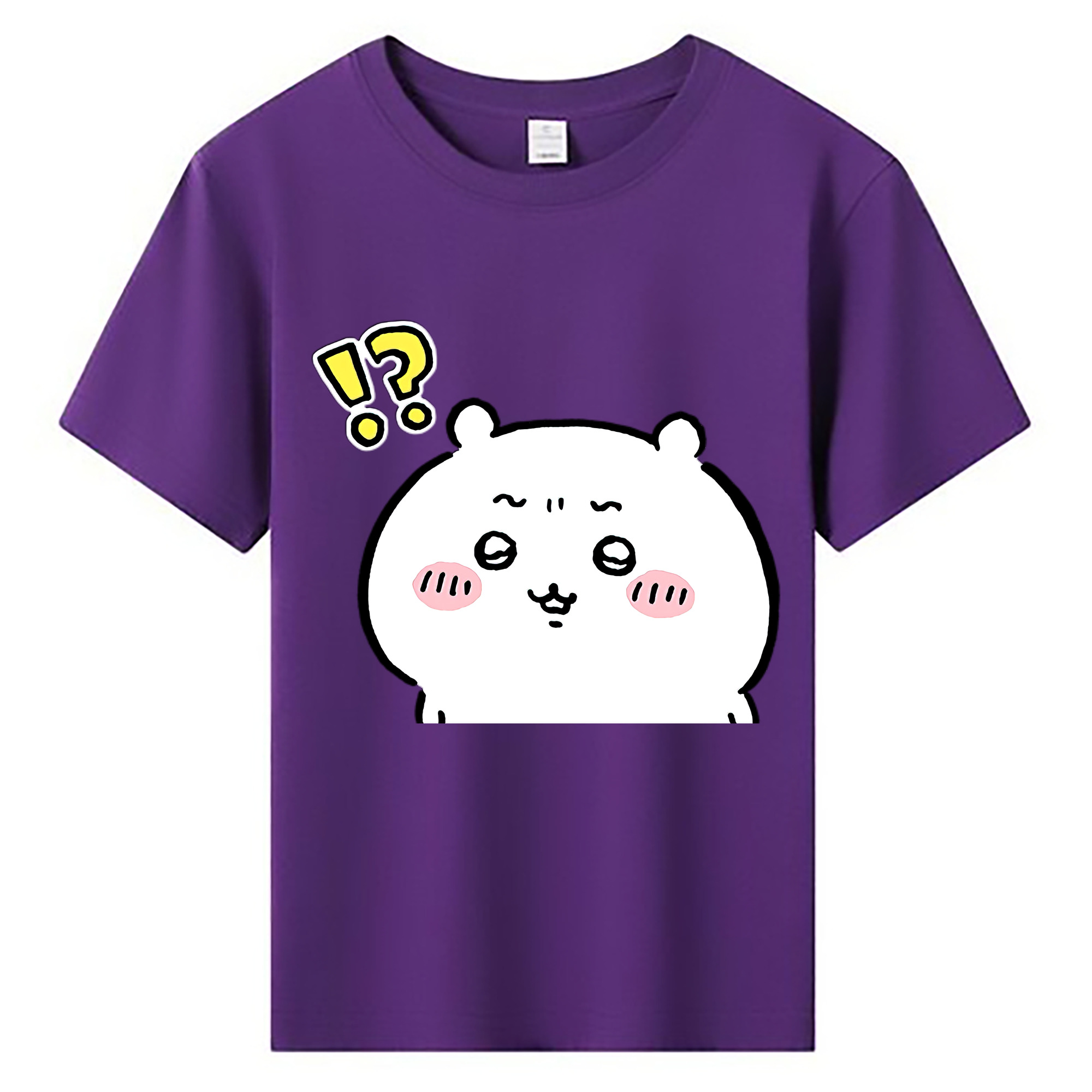 （画像用） ちいかわ ちいかわ Chii-kawa chiikawa 綿100％キッズTシャツ（フロントプリント）