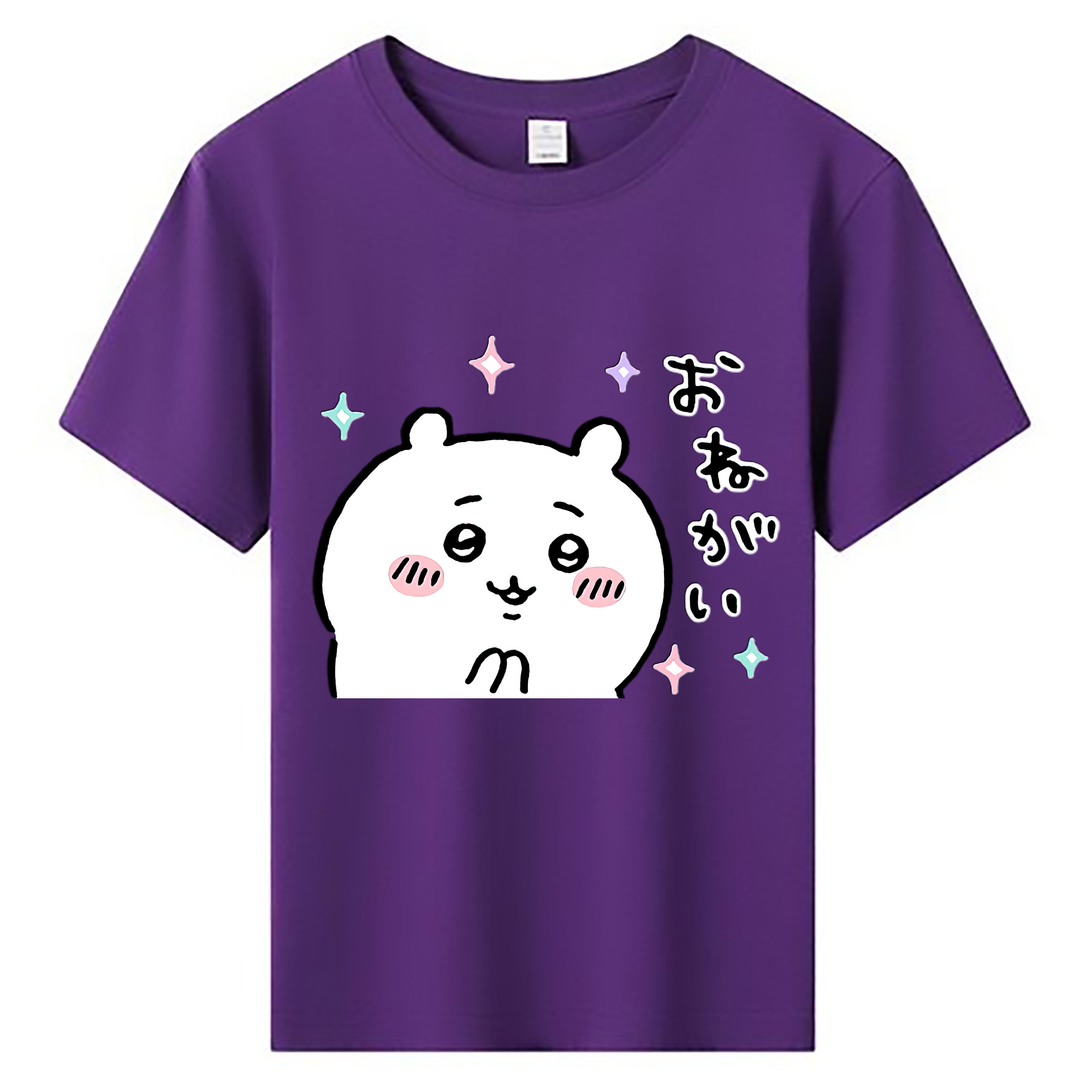 （画像用） ちいかわ ちいかわ Chii-kawa chiikawa 綿100％キッズTシャツ（フロントプリント）