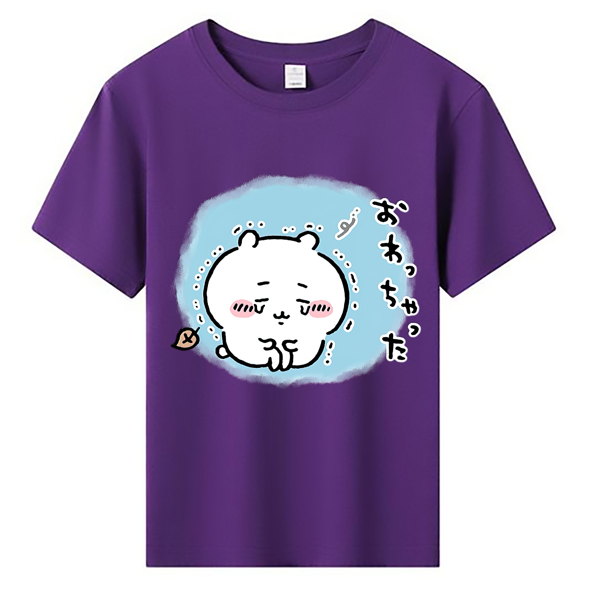 （画像用） ちいかわ ちいかわ Chii-kawa chiikawa 綿100％キッズTシャツ（フロントプリント）
