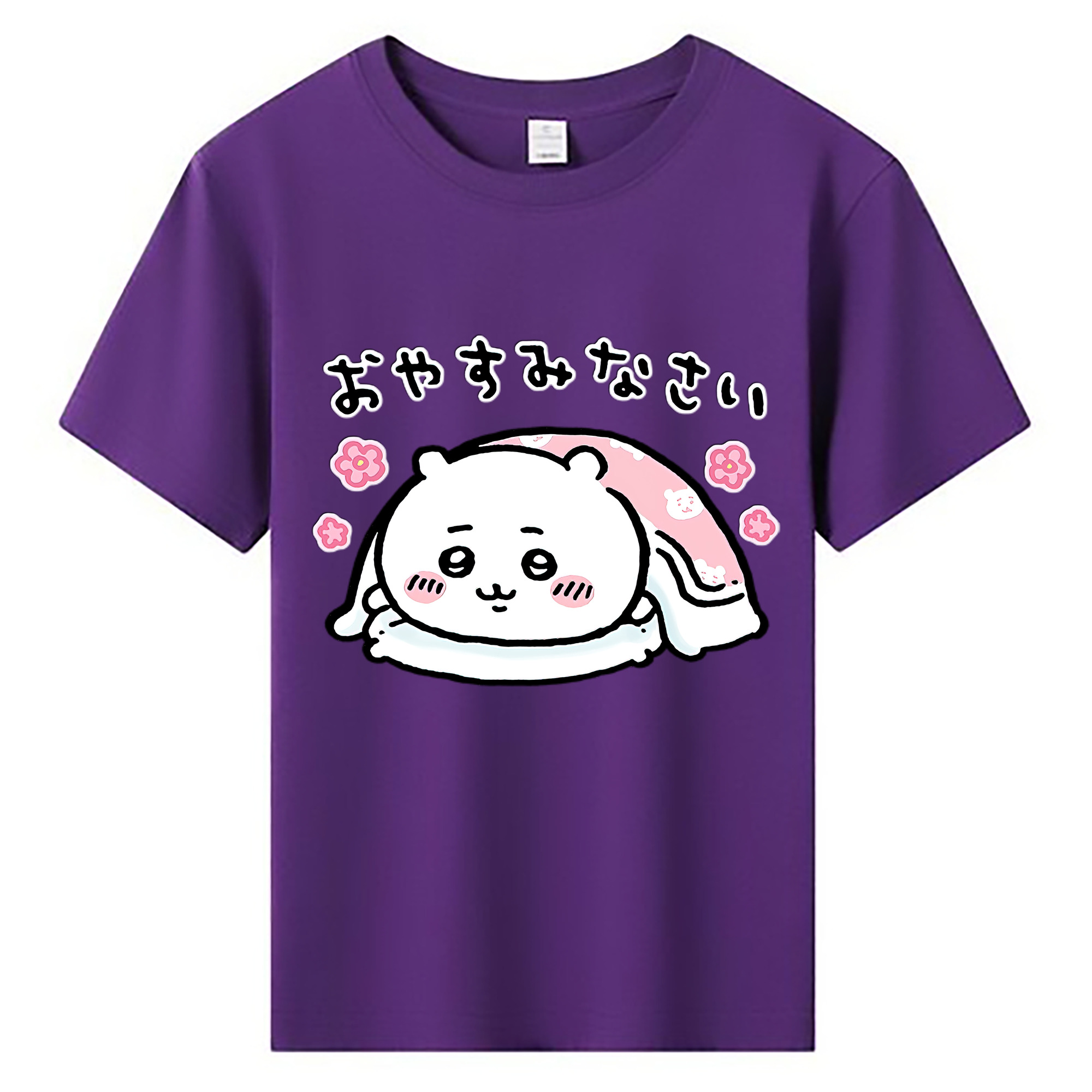 （画像用） ちいかわ ちいかわ Chii-kawa chiikawa 綿100％キッズTシャツ（フロントプリント）