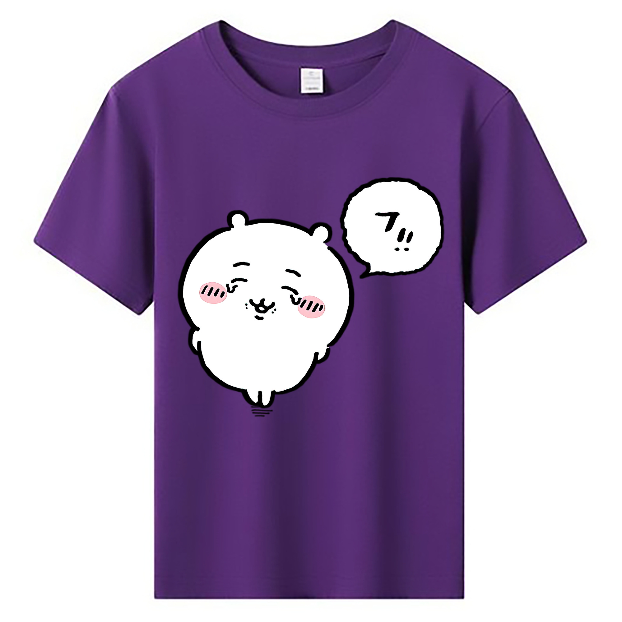 （画像用） ちいかわ ちいかわ Chii-kawa chiikawa 綿100％キッズTシャツ（フロントプリント）
