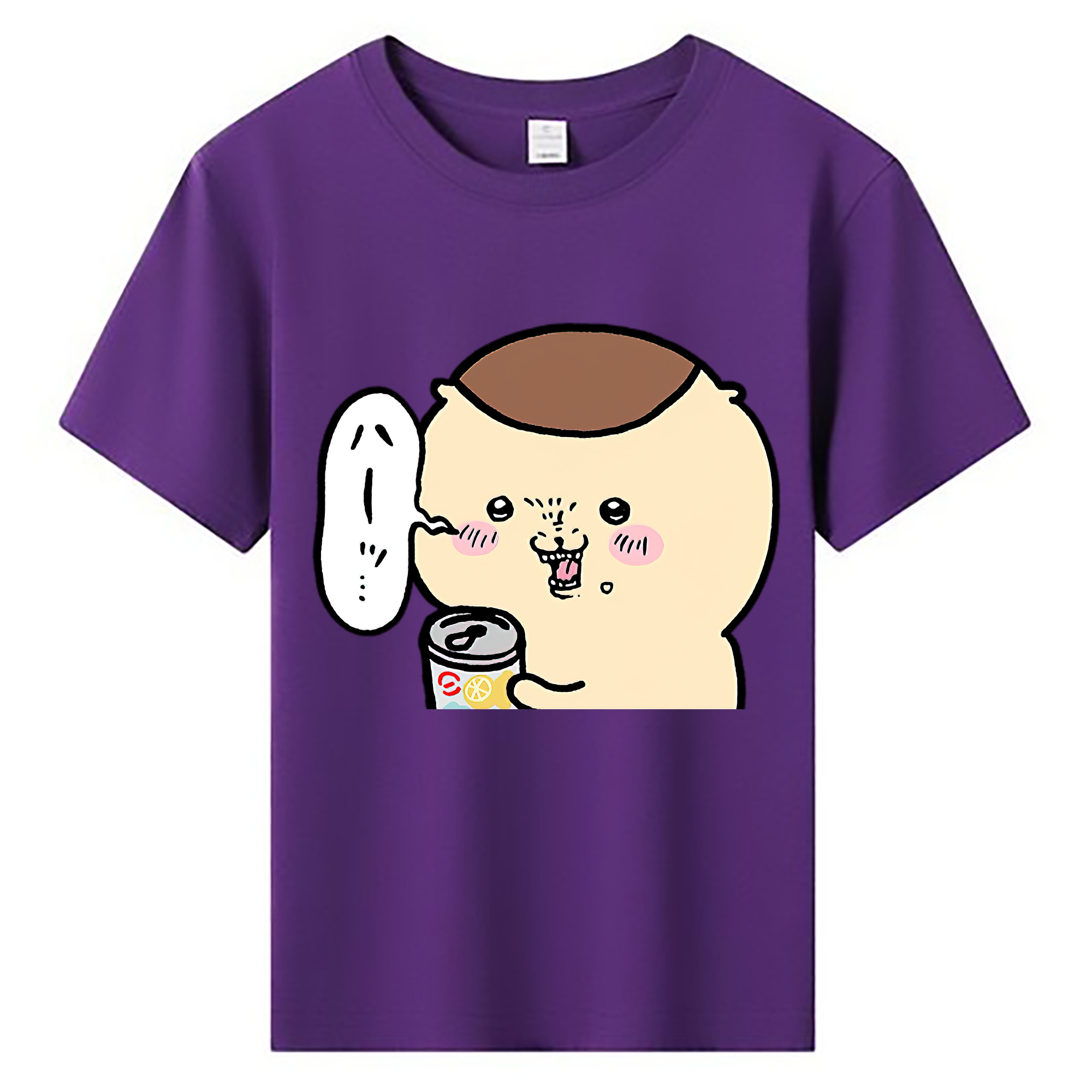 （画像用） ちいかわ くりまんじゅう Chii-kawa kuri manjū 綿100％キッズTシャツ（フロントプリント）