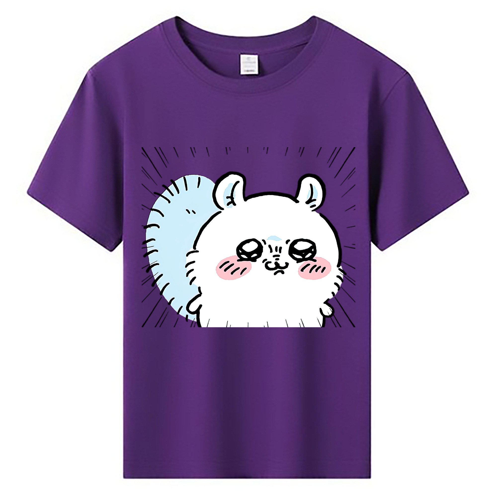 （画像用） ちいかわ モモンガ Chii-kawa Momonga 綿100％キッズTシャツ（フロントプリント）