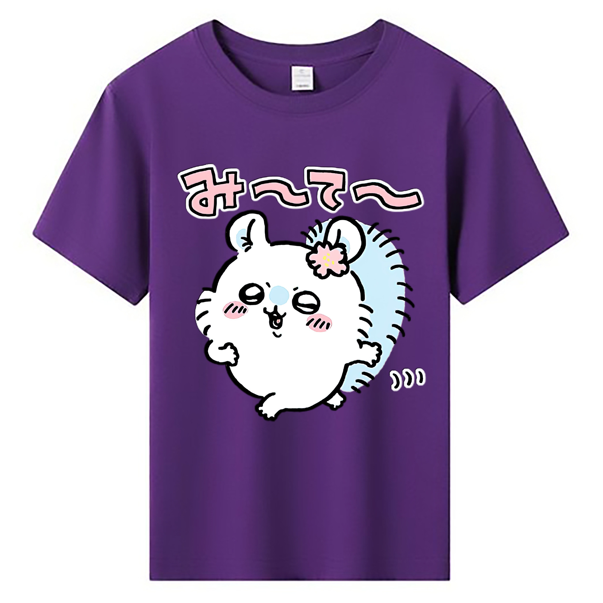 （画像用） ちいかわ モモンガ Chii-kawa Momonga 綿100％キッズTシャツ（フロントプリント）