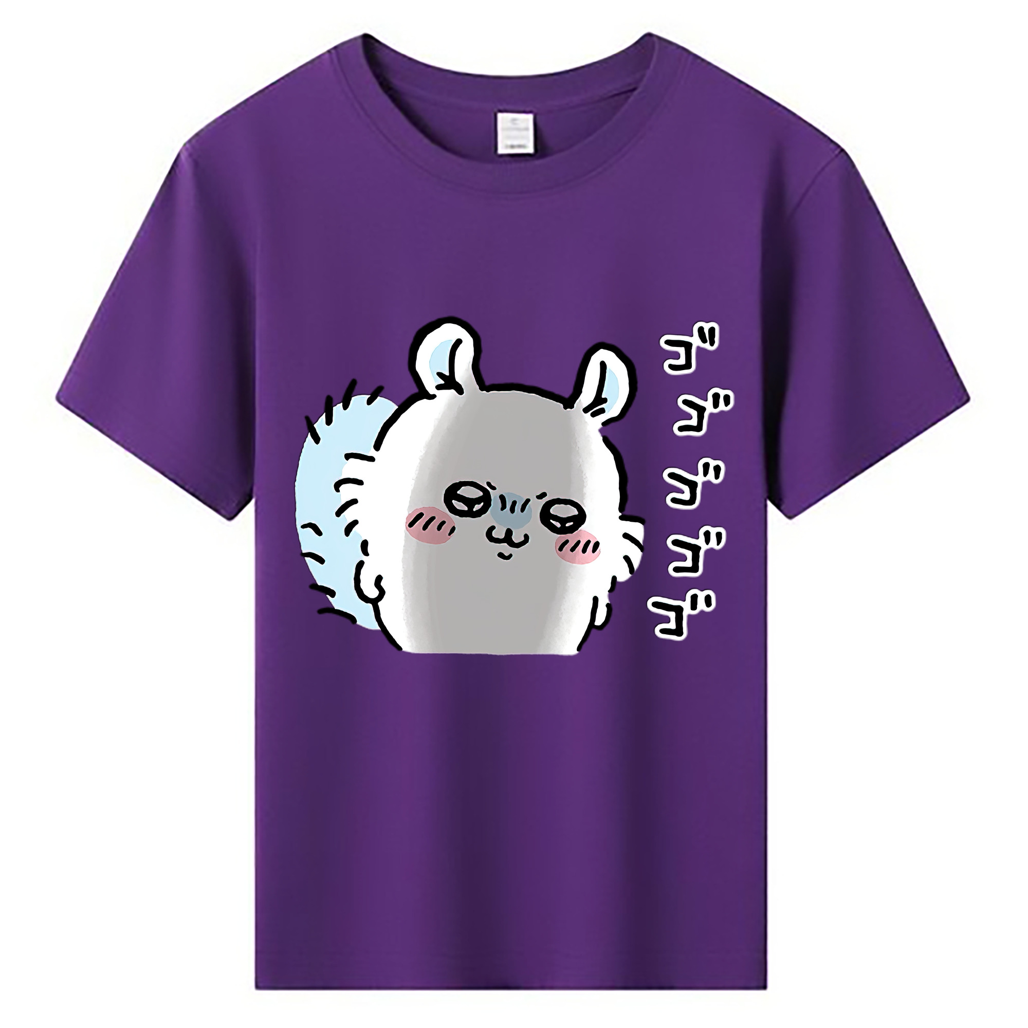 （画像用） ちいかわ モモンガ Chii-kawa Momonga 綿100％キッズTシャツ（フロントプリント）