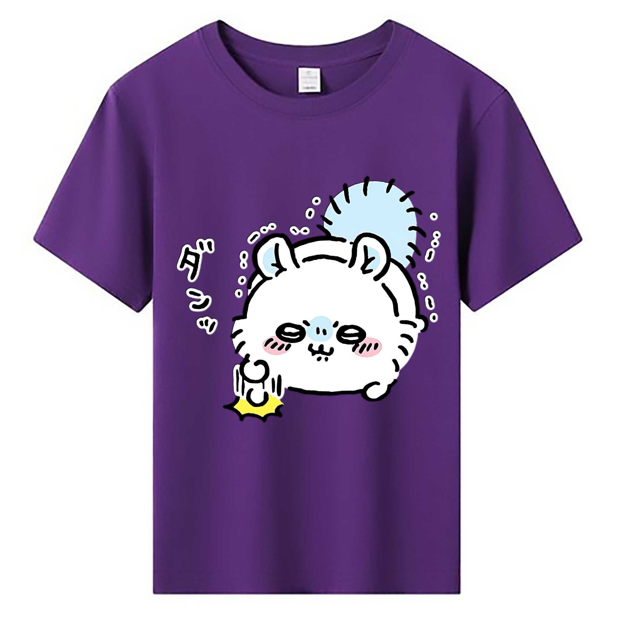 （画像用） ちいかわ モモンガ Chii-kawa Momonga 綿100％キッズTシャツ（フロントプリント）