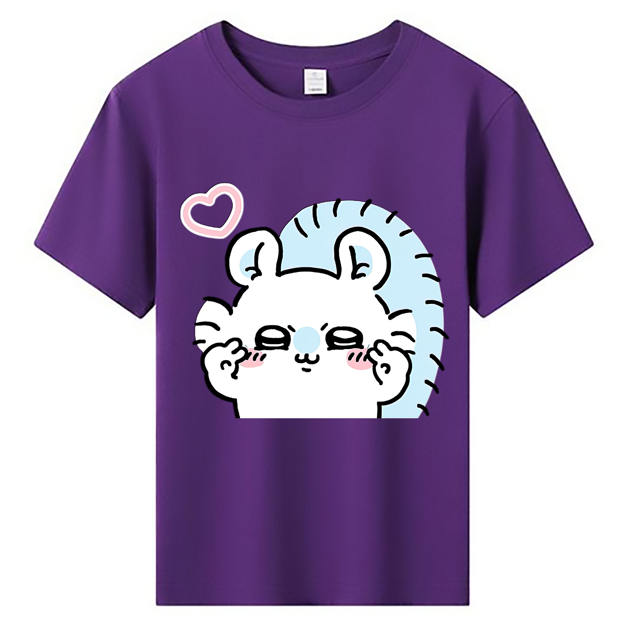 （画像用） ちいかわ モモンガ Chii-kawa Momonga 綿100％キッズTシャツ（フロントプリント）