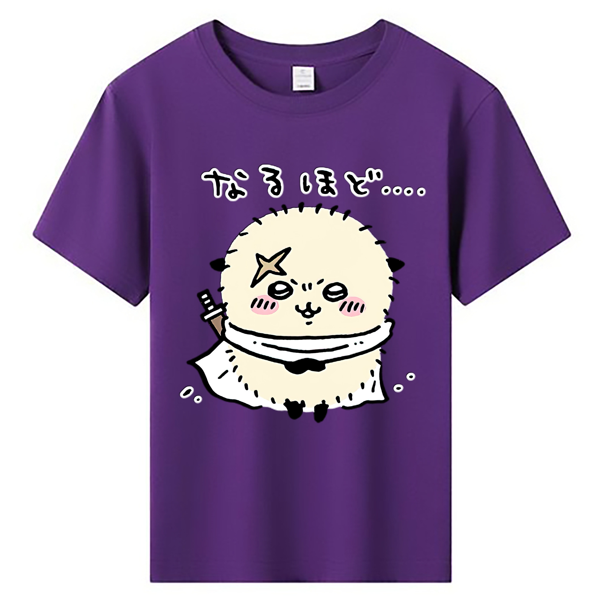 （画像用） ちいかわ ラッコ Chii-kawa Sea otter 綿100％キッズTシャツ（フロントプリント）