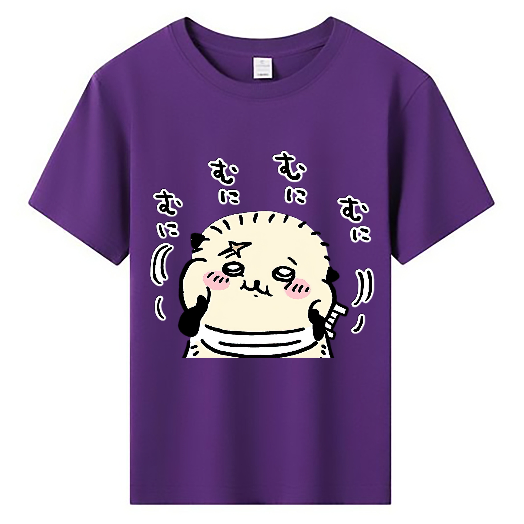 （画像用） ちいかわ ラッコ Chii-kawa Sea otter 綿100％キッズTシャツ（フロントプリント）