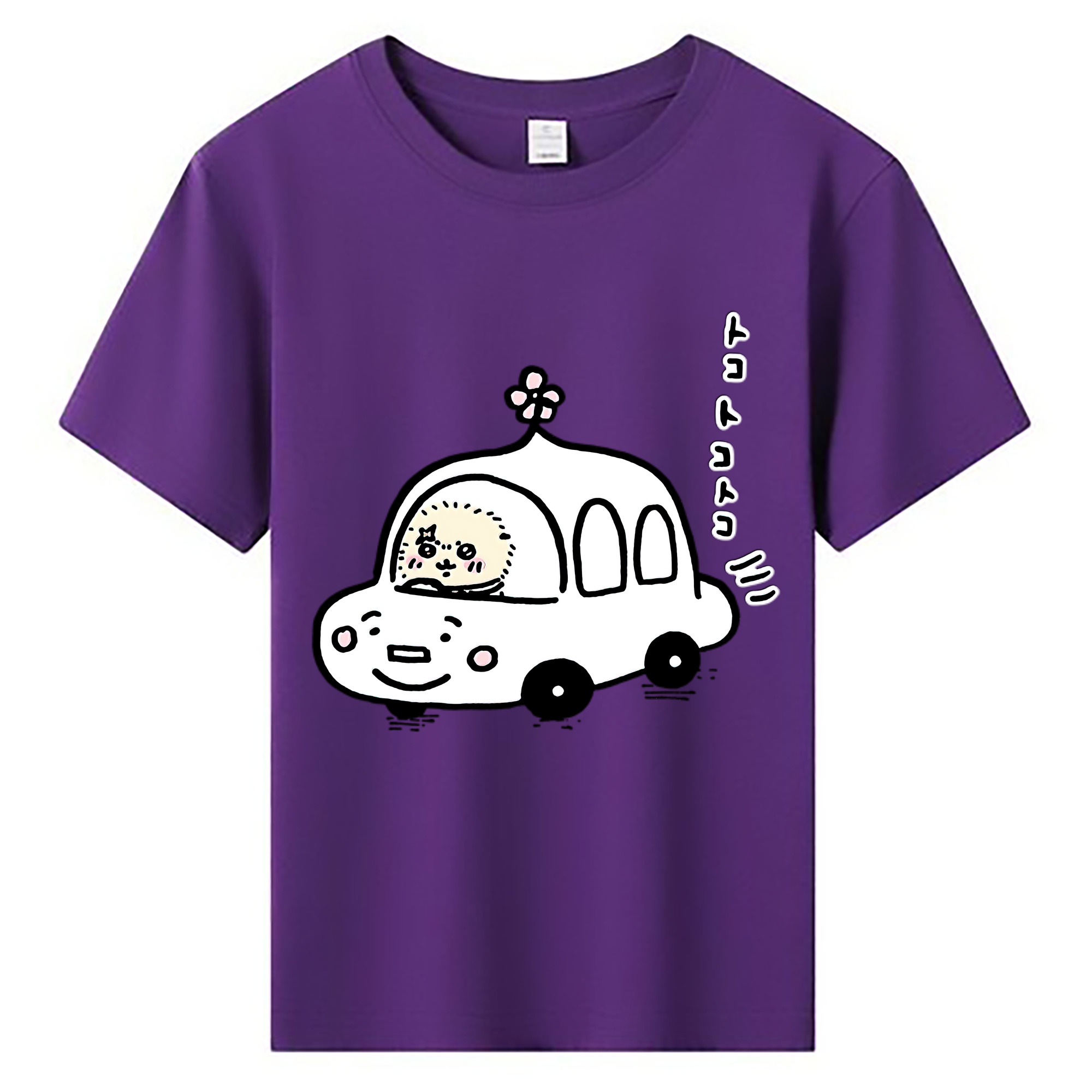 （画像用） ちいかわ ラッコ Chii-kawa Sea otter 綿100％キッズTシャツ（フロントプリント）