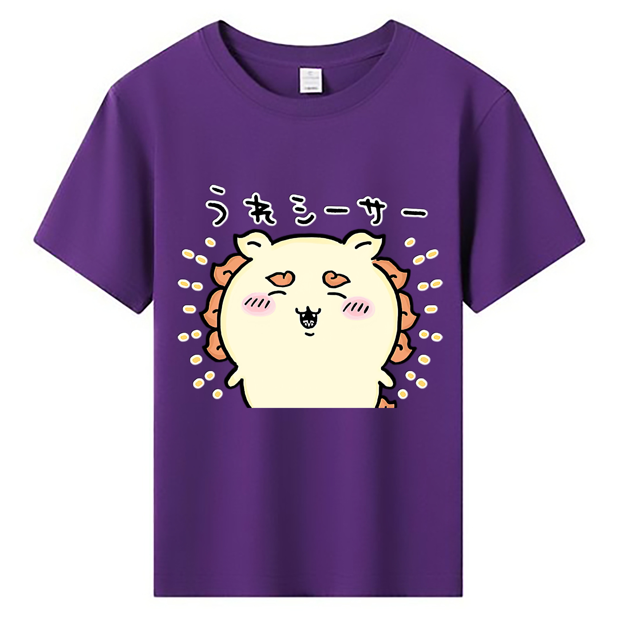 （画像用） ちいかわ シーサー Chii-kawa Shisa 綿100％キッズTシャツ（フロントプリント）