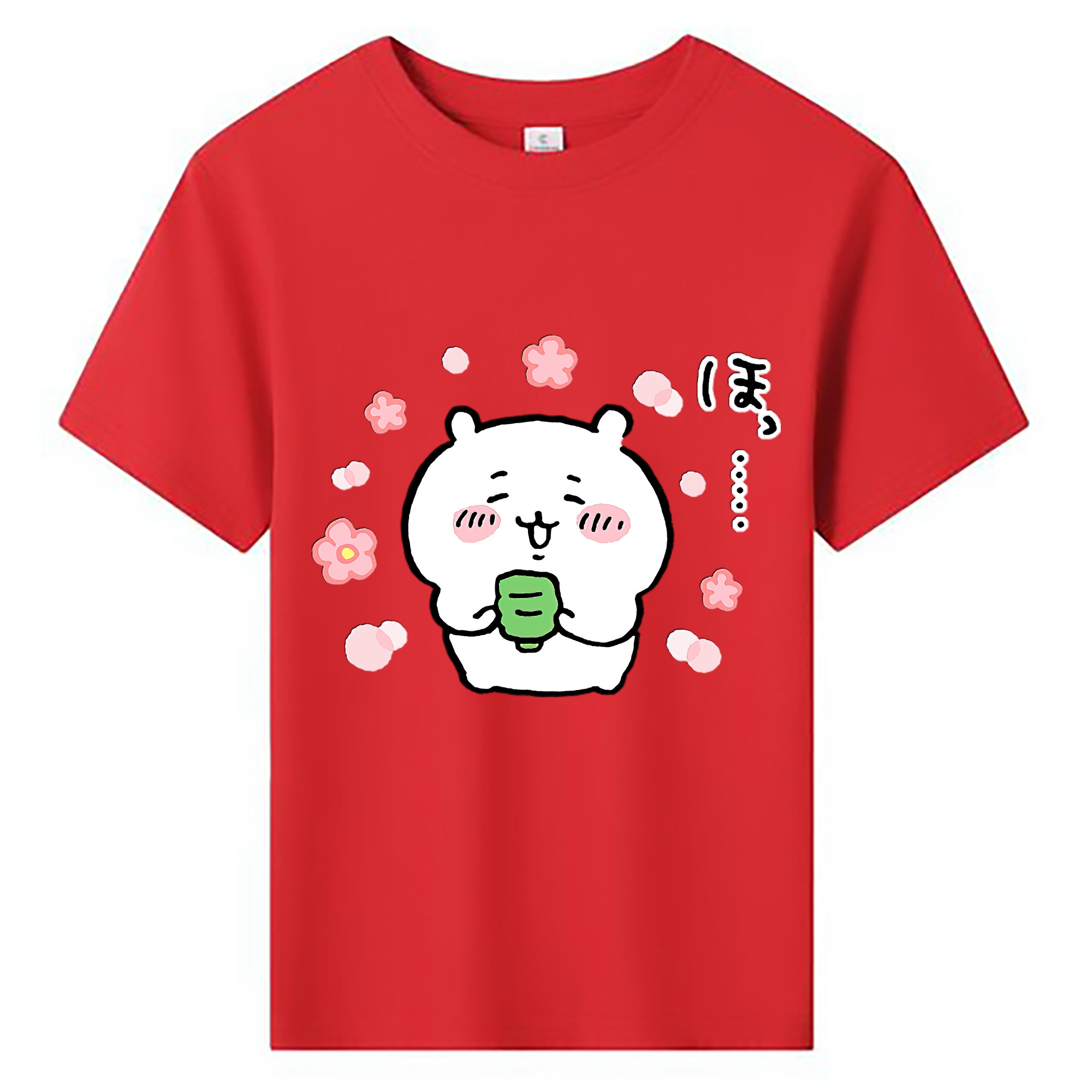 （画像用） ちいかわ ちいかわ Chii-kawa chiikawa 綿100％キッズTシャツ（フロントプリント）