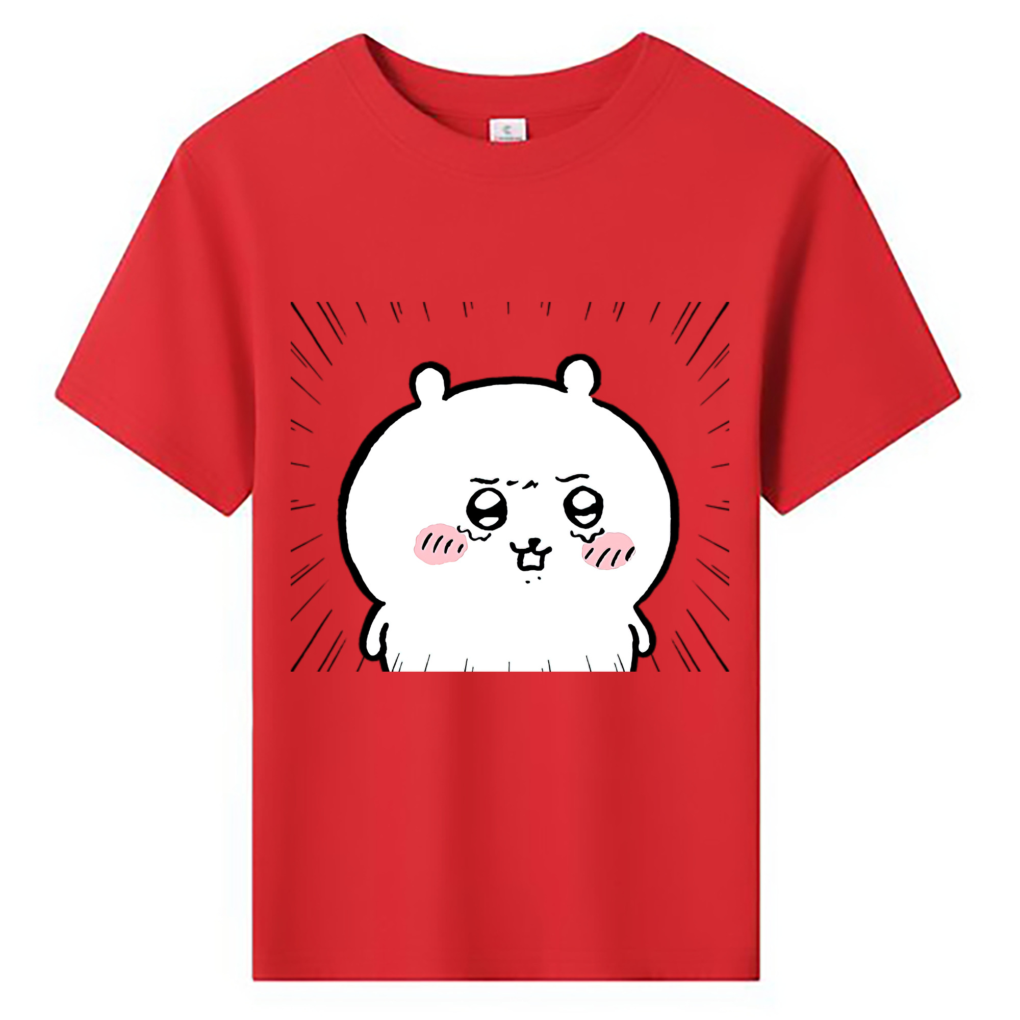 （画像用） ちいかわ ちいかわ Chii-kawa chiikawa 綿100％キッズTシャツ（フロントプリント）