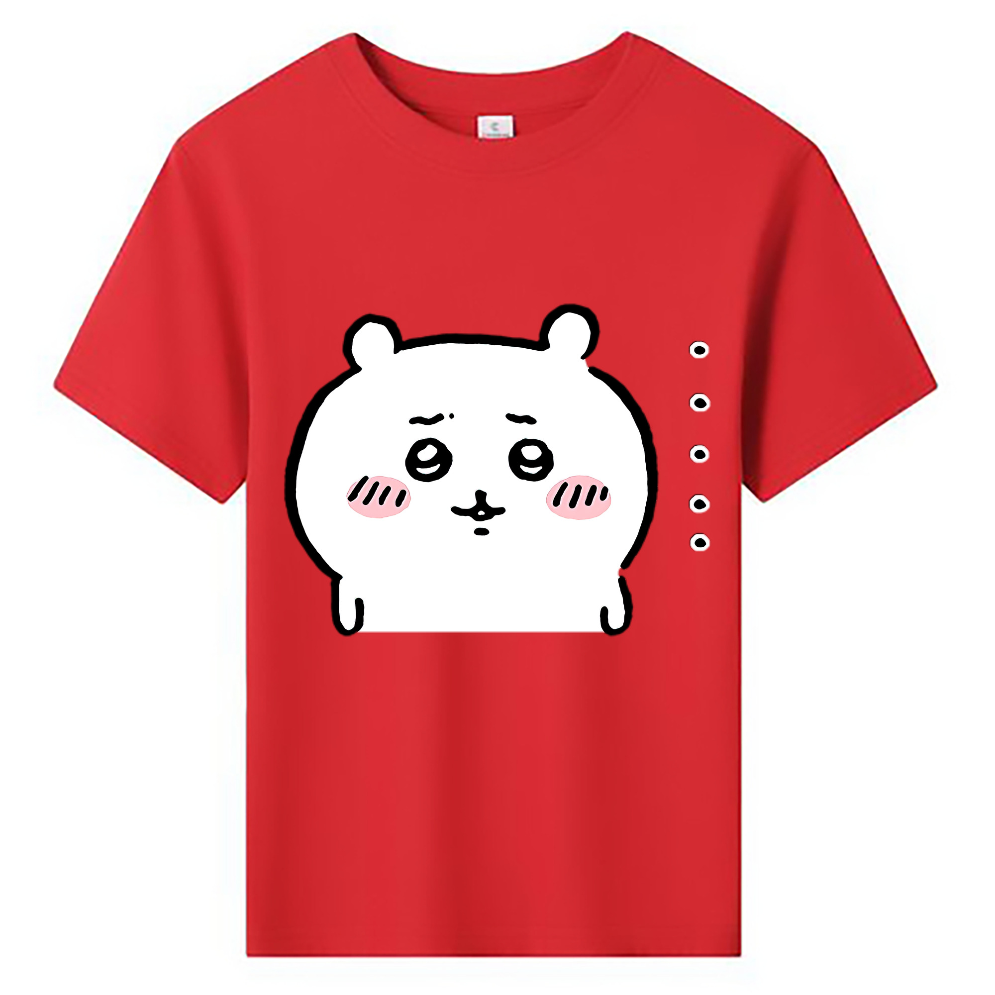 （画像用） ちいかわ ちいかわ Chii-kawa chiikawa 綿100％キッズTシャツ（フロントプリント）