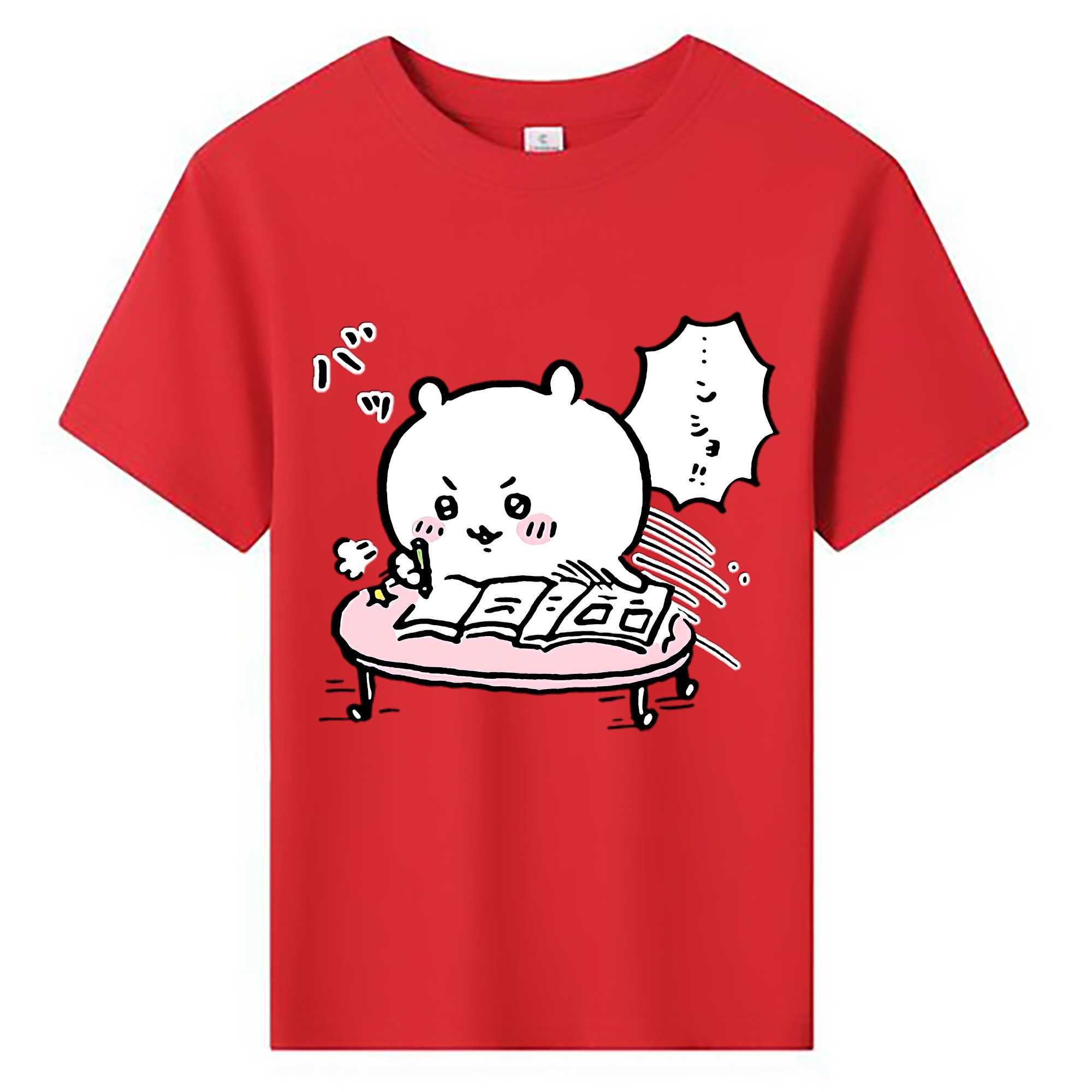 （画像用） ちいかわ ちいかわ Chii-kawa chiikawa 綿100％キッズTシャツ（フロントプリント）