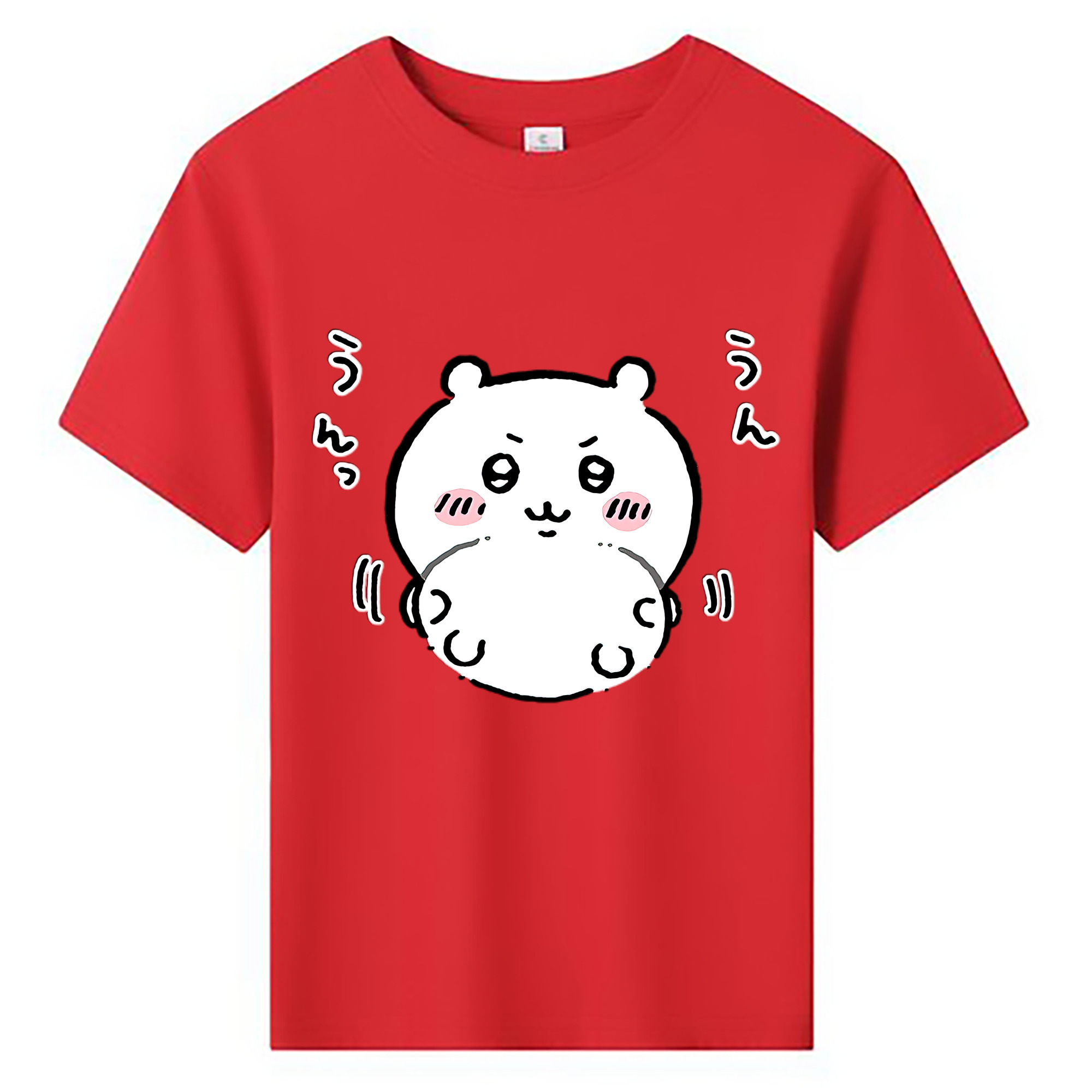 （画像用） ちいかわ ちいかわ Chii-kawa chiikawa 綿100％キッズTシャツ（フロントプリント）