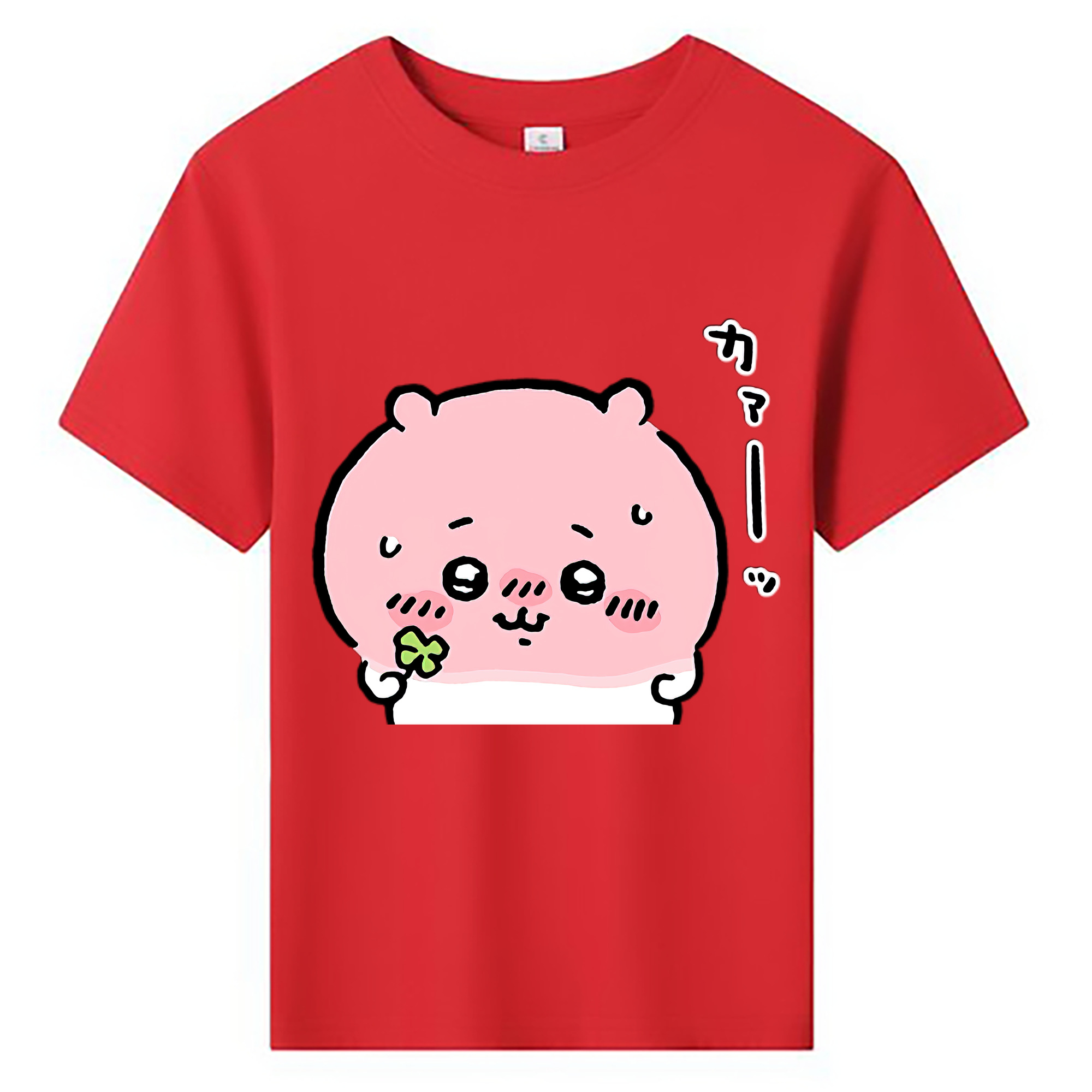 （画像用） ちいかわ ちいかわ Chii-kawa chiikawa 綿100％キッズTシャツ（フロントプリント）
