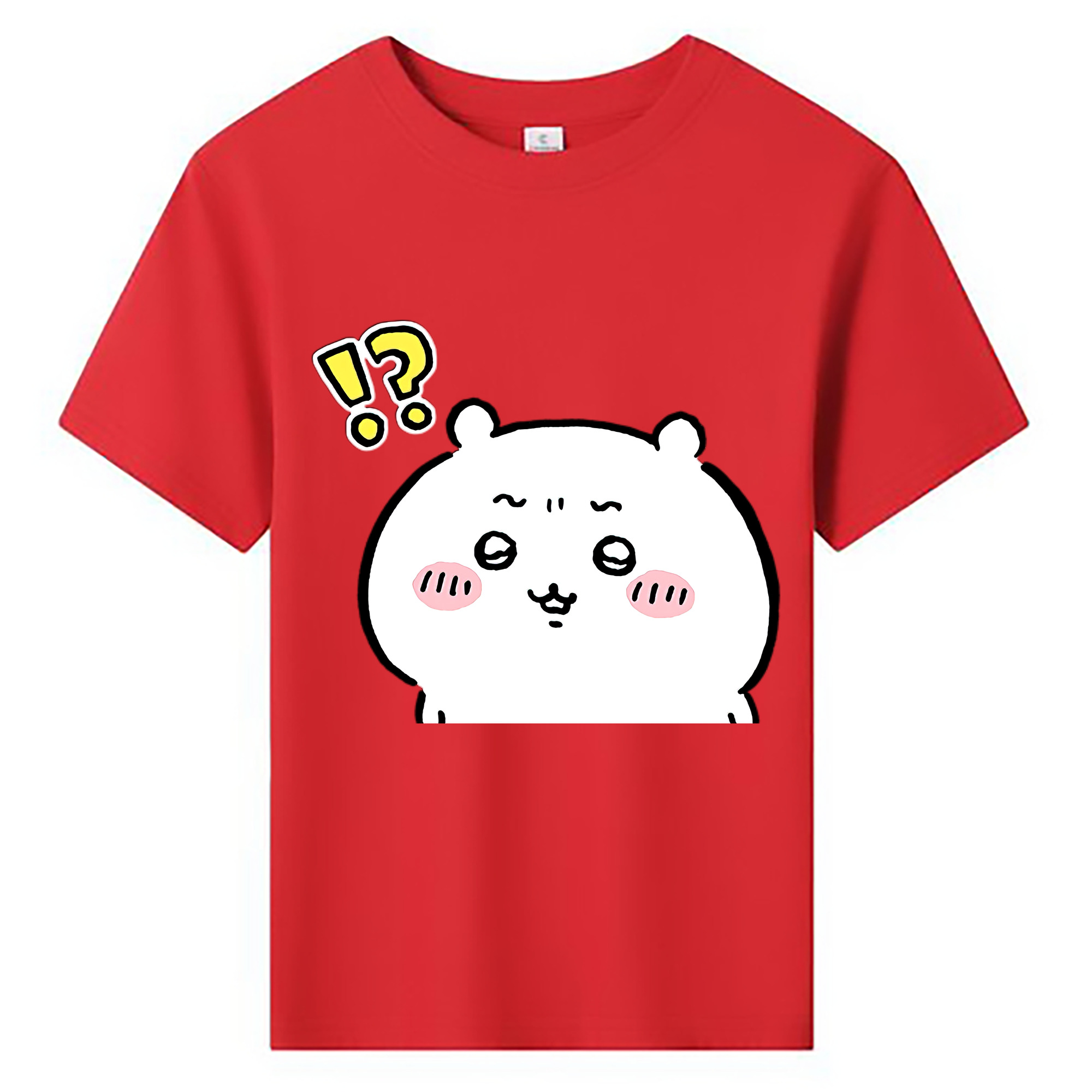 （画像用） ちいかわ ちいかわ Chii-kawa chiikawa 綿100％キッズTシャツ（フロントプリント）