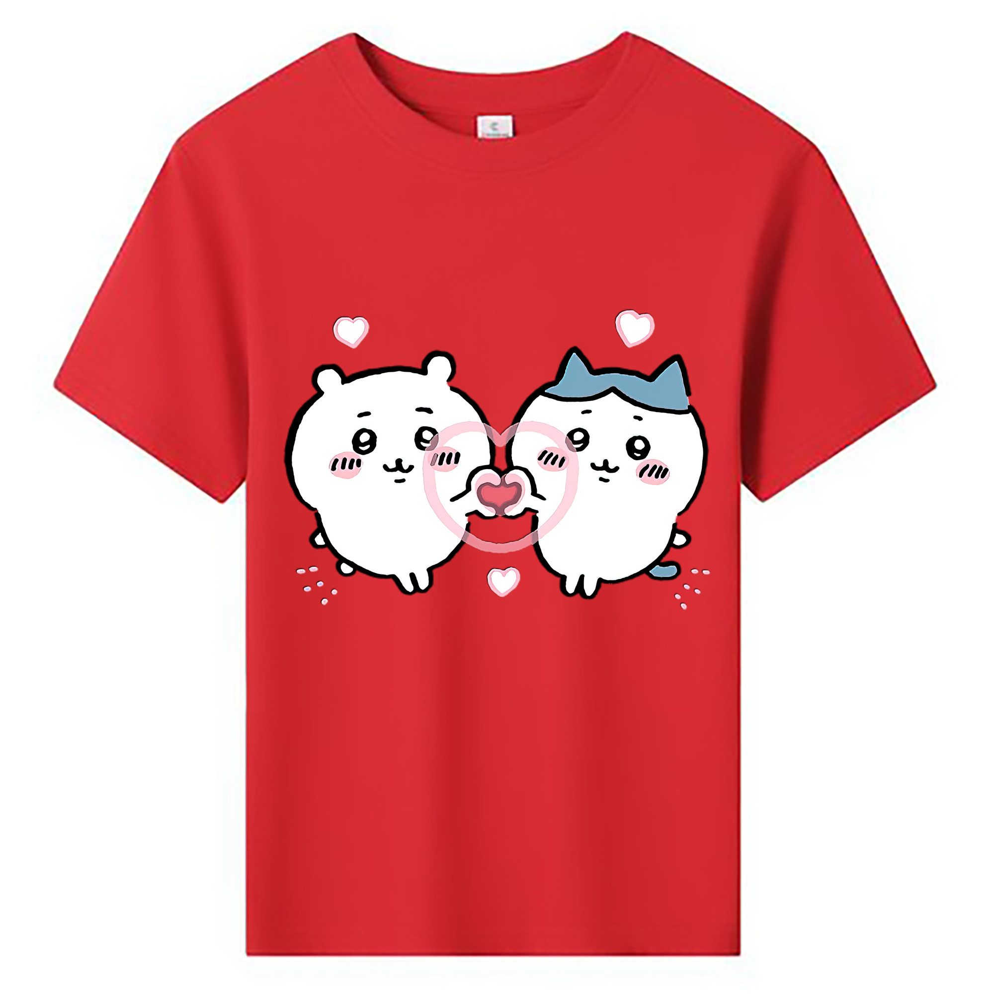 （画像用） ちいかわ ちいかわ Chii-kawa chiikawa 綿100％キッズTシャツ（フロントプリント）