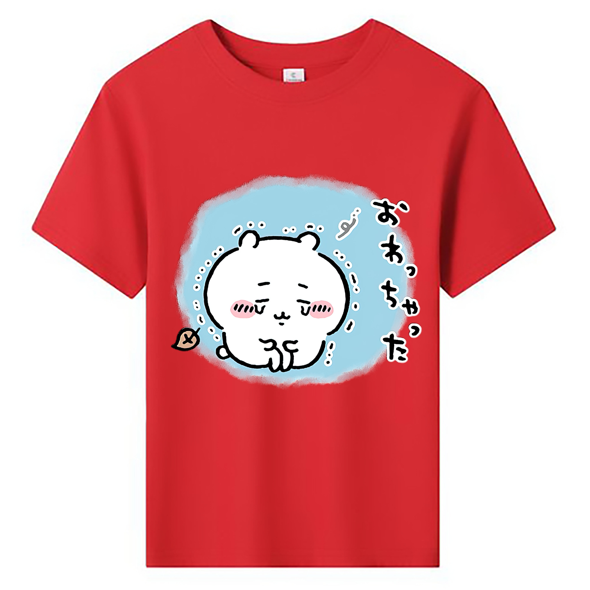 （画像用） ちいかわ ちいかわ Chii-kawa chiikawa 綿100％キッズTシャツ（フロントプリント）