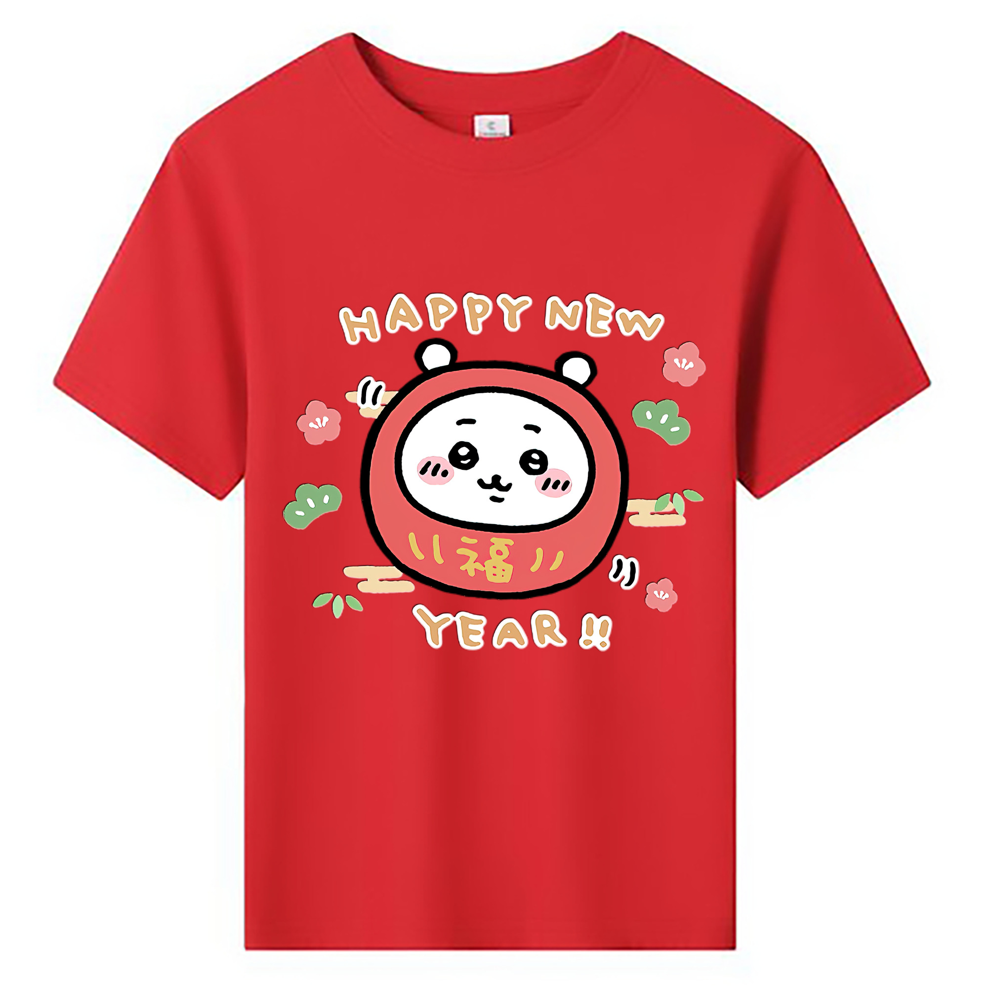 （画像用） ちいかわ ちいかわ Chii-kawa chiikawa 綿100％キッズTシャツ（フロントプリント）