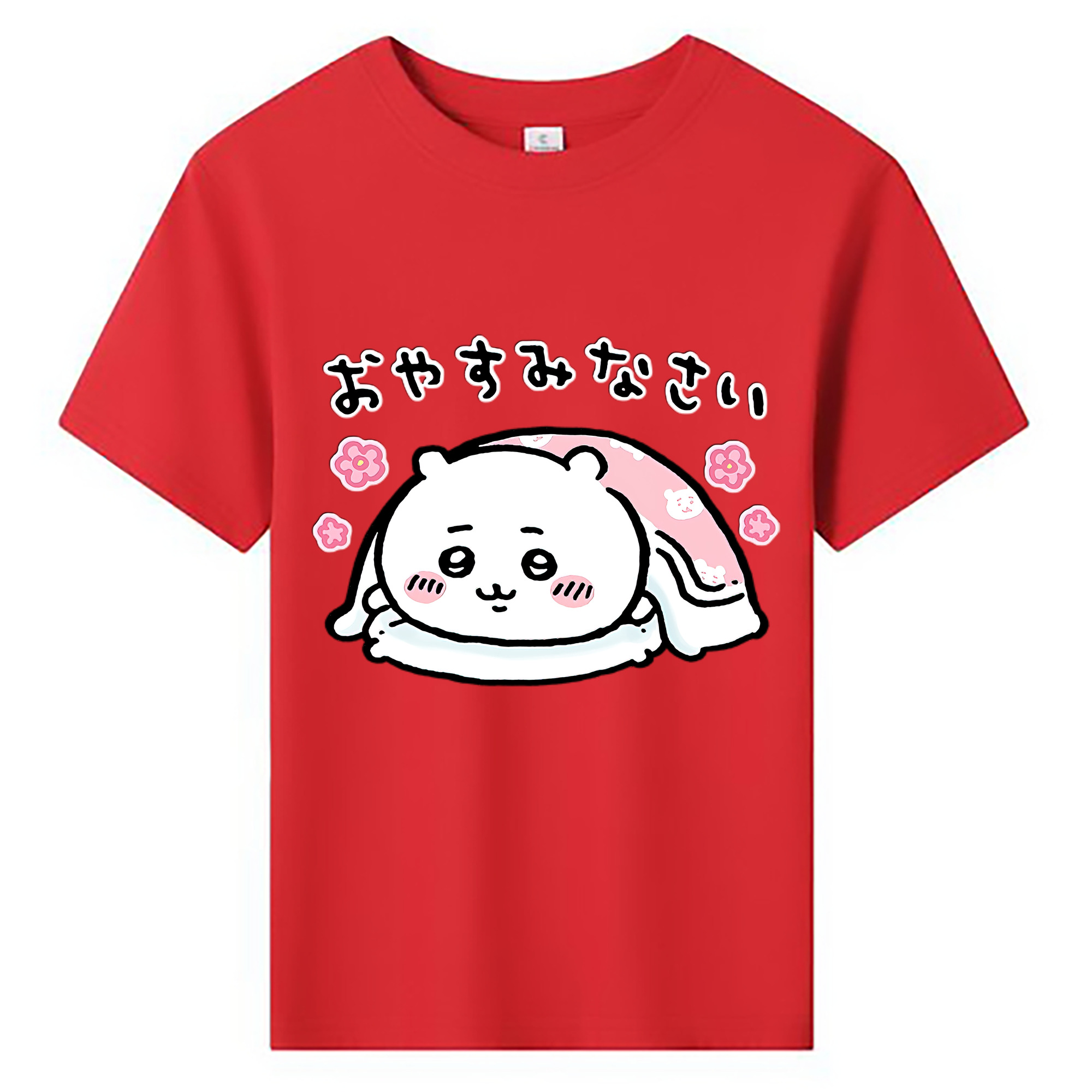 （画像用） ちいかわ ちいかわ Chii-kawa chiikawa 綿100％キッズTシャツ（フロントプリント）