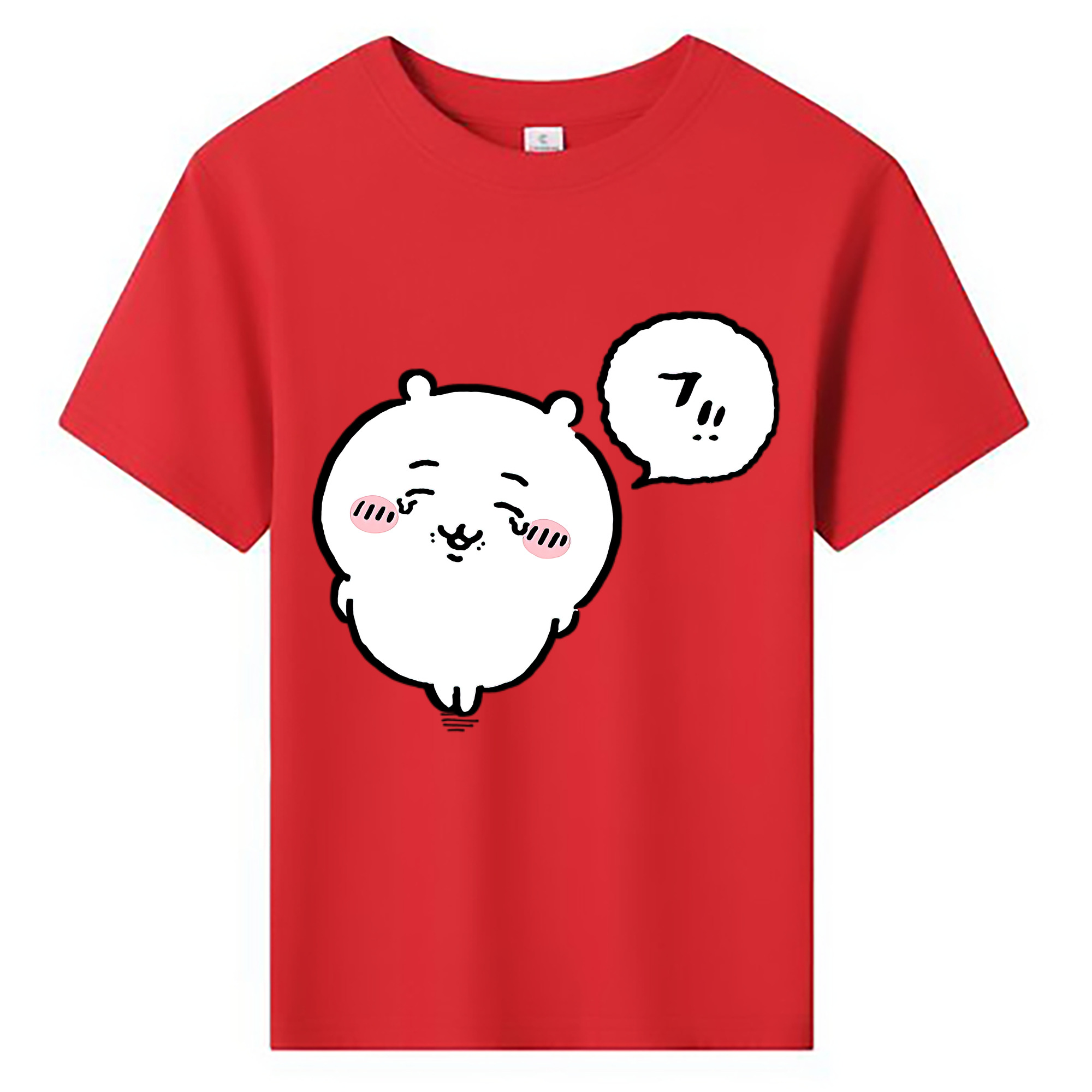 （画像用） ちいかわ ちいかわ Chii-kawa chiikawa 綿100％キッズTシャツ（フロントプリント）