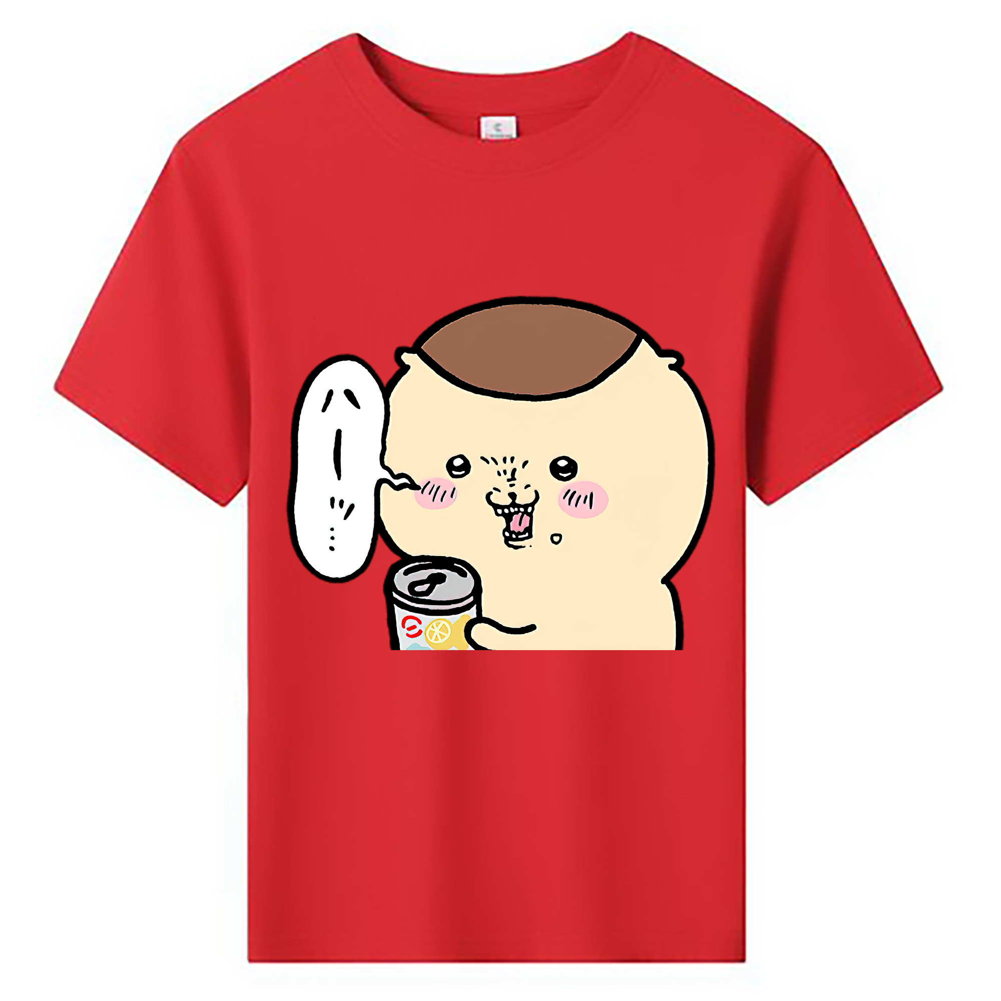 （画像用） ちいかわ くりまんじゅう Chii-kawa kuri manjū 綿100％キッズTシャツ（フロントプリント）