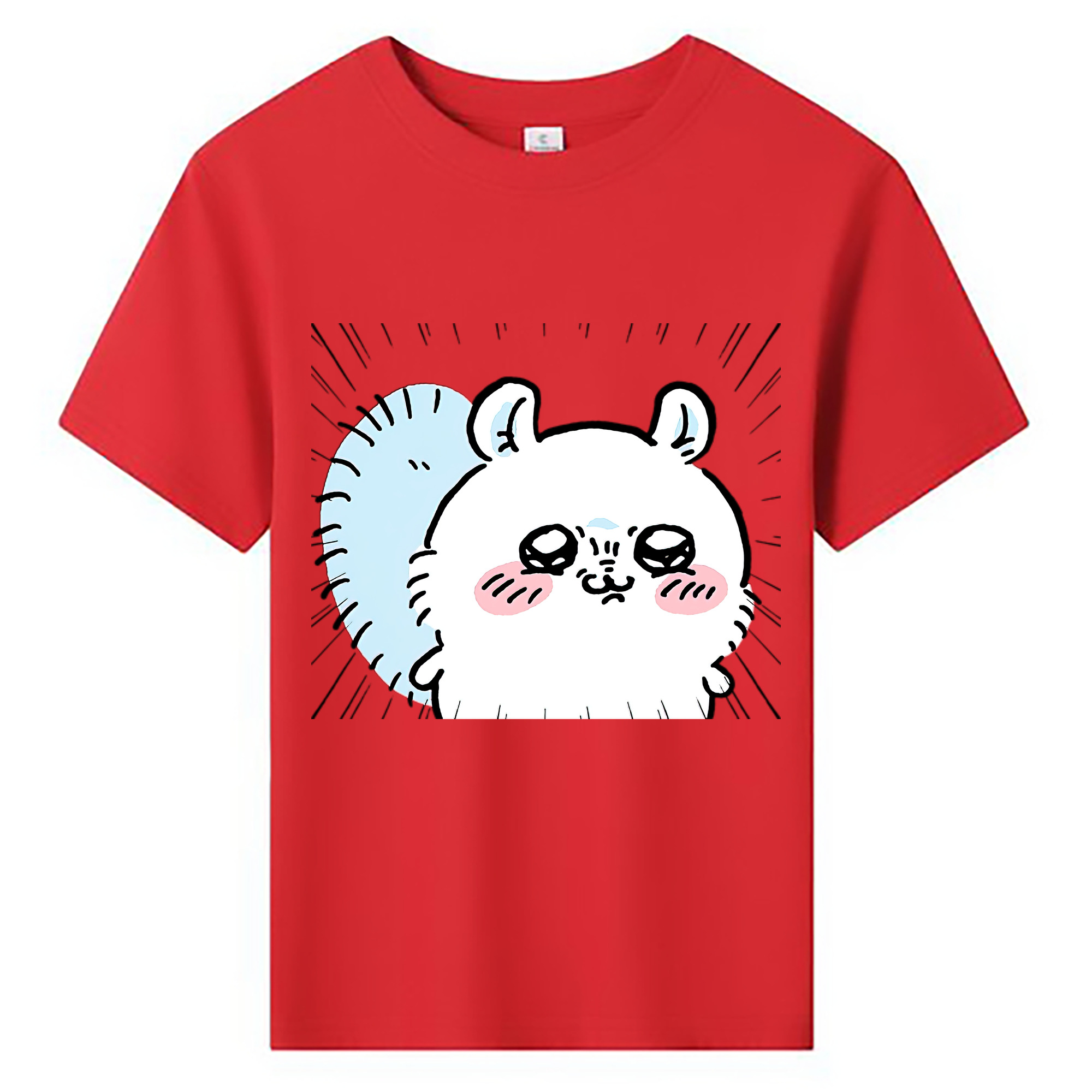 （画像用） ちいかわ モモンガ Chii-kawa Momonga 綿100％キッズTシャツ（フロントプリント）