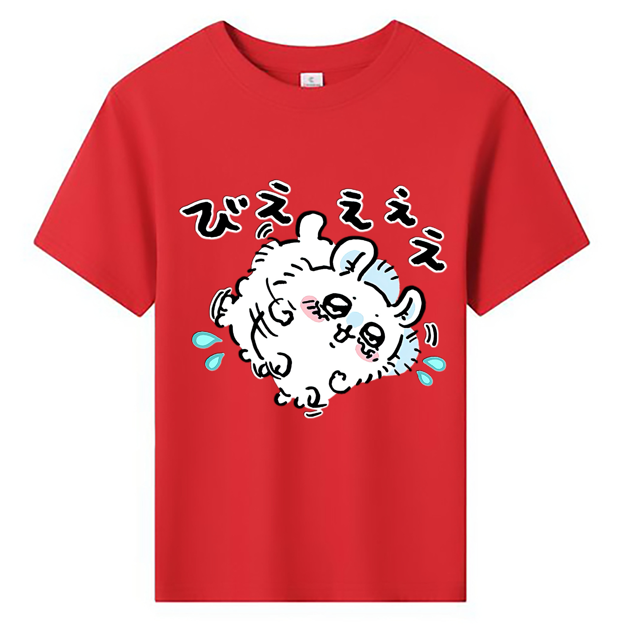 （画像用） ちいかわ モモンガ Chii-kawa Momonga 綿100％キッズTシャツ（フロントプリント）