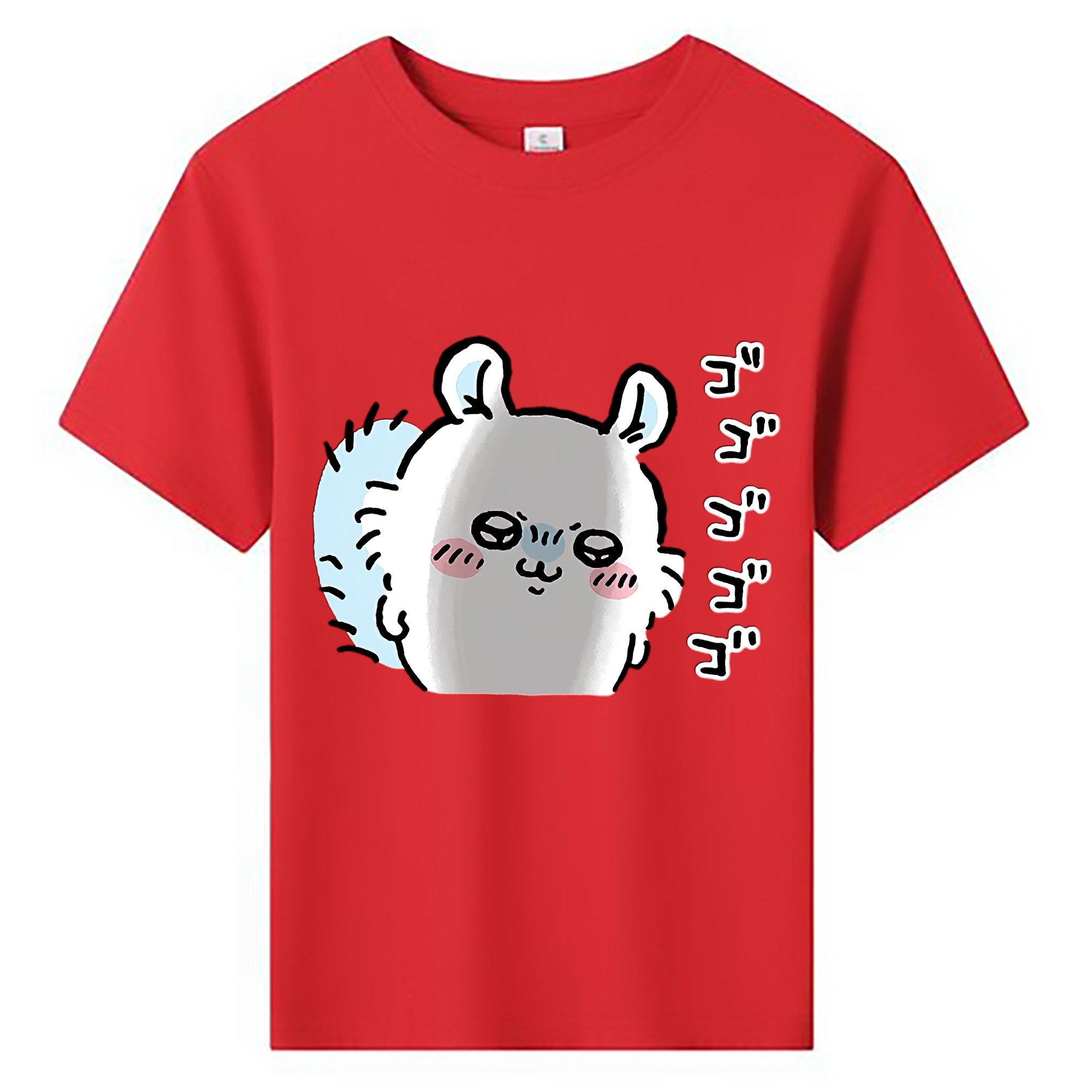 （画像用） ちいかわ モモンガ Chii-kawa Momonga 綿100％キッズTシャツ（フロントプリント）