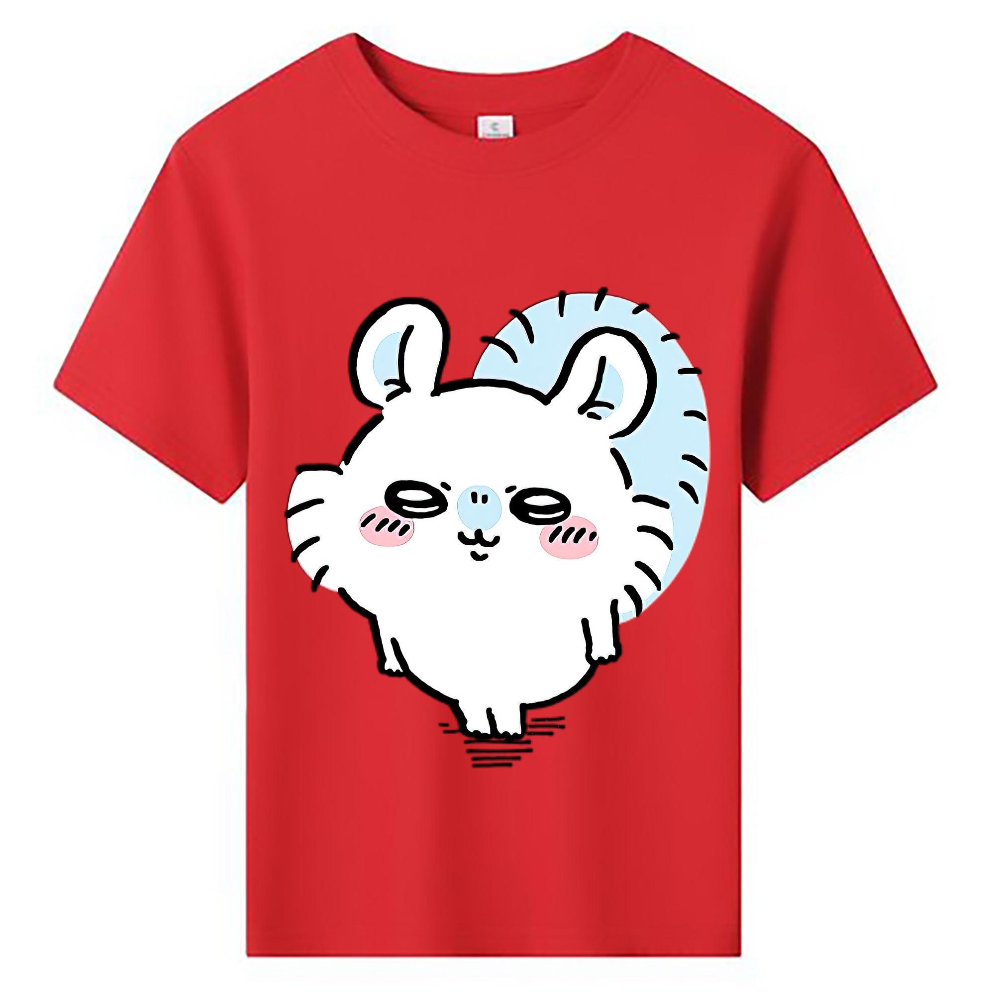 （画像用） ちいかわ モモンガ Chii-kawa Momonga 綿100％キッズTシャツ（フロントプリント）