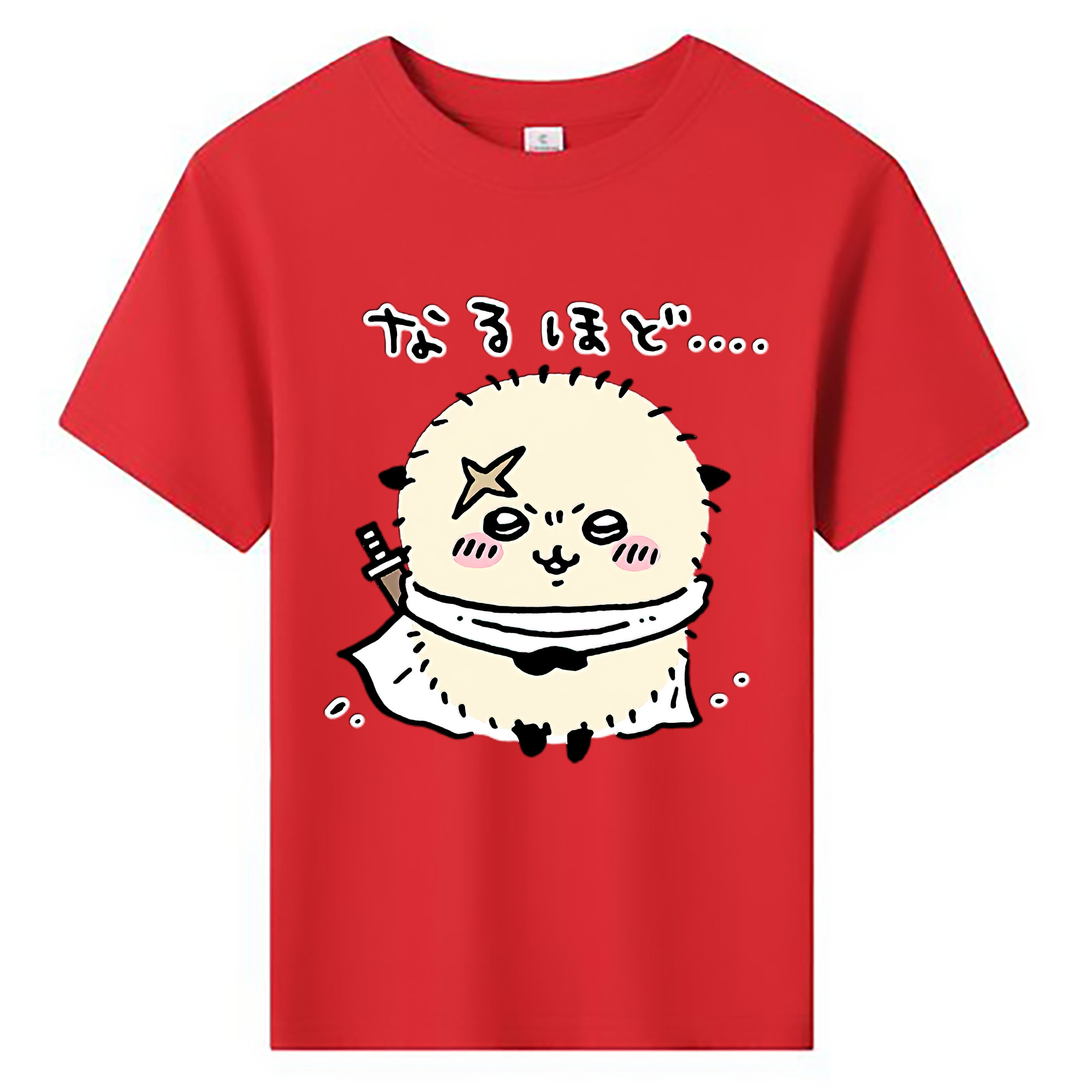 （画像用） ちいかわ ラッコ Chii-kawa Sea otter 綿100％キッズTシャツ（フロントプリント）