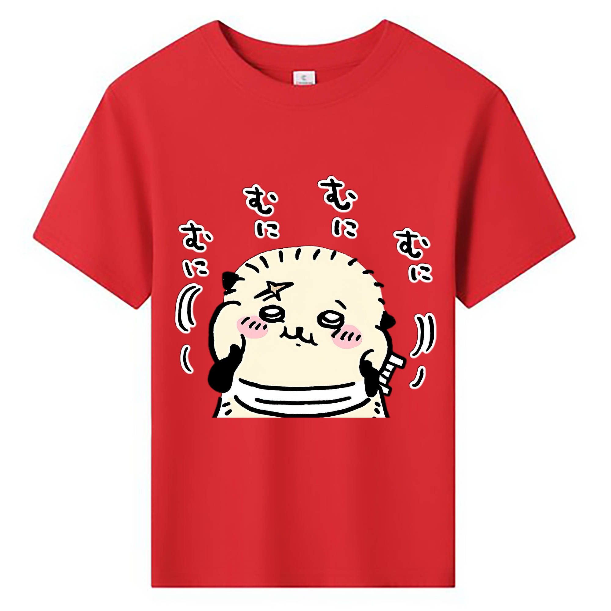 （画像用） ちいかわ ラッコ Chii-kawa Sea otter 綿100％キッズTシャツ（フロントプリント）