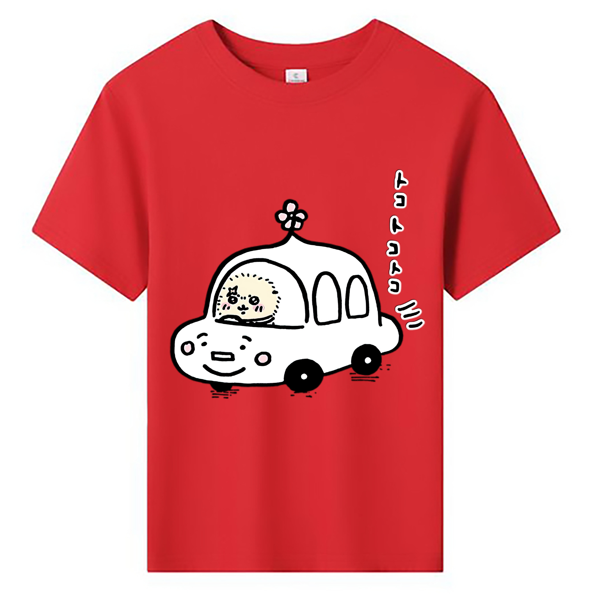 （画像用） ちいかわ ラッコ Chii-kawa Sea otter 綿100％キッズTシャツ（フロントプリント）