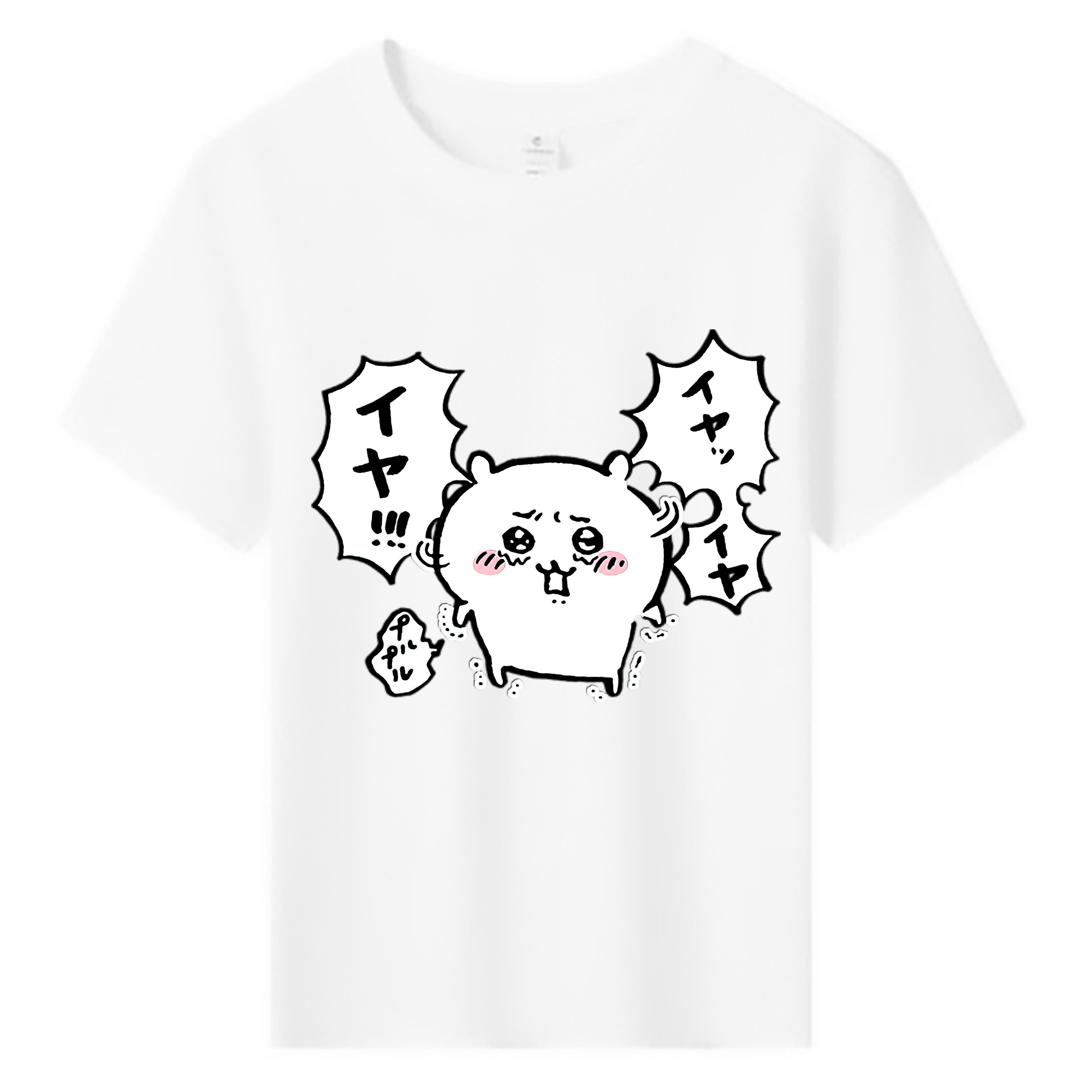 （画像用） ちいかわ ちいかわ Chii-kawa chiikawa 綿100％キッズTシャツ（フロントプリント）