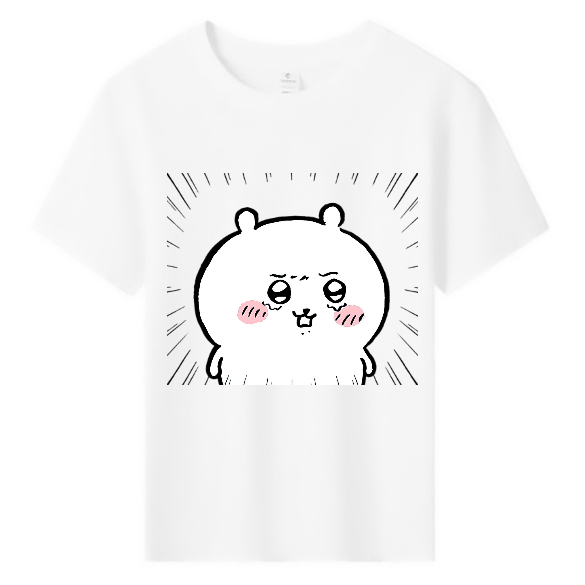 （画像用） ちいかわ ちいかわ Chii-kawa chiikawa 綿100％キッズTシャツ（フロントプリント）