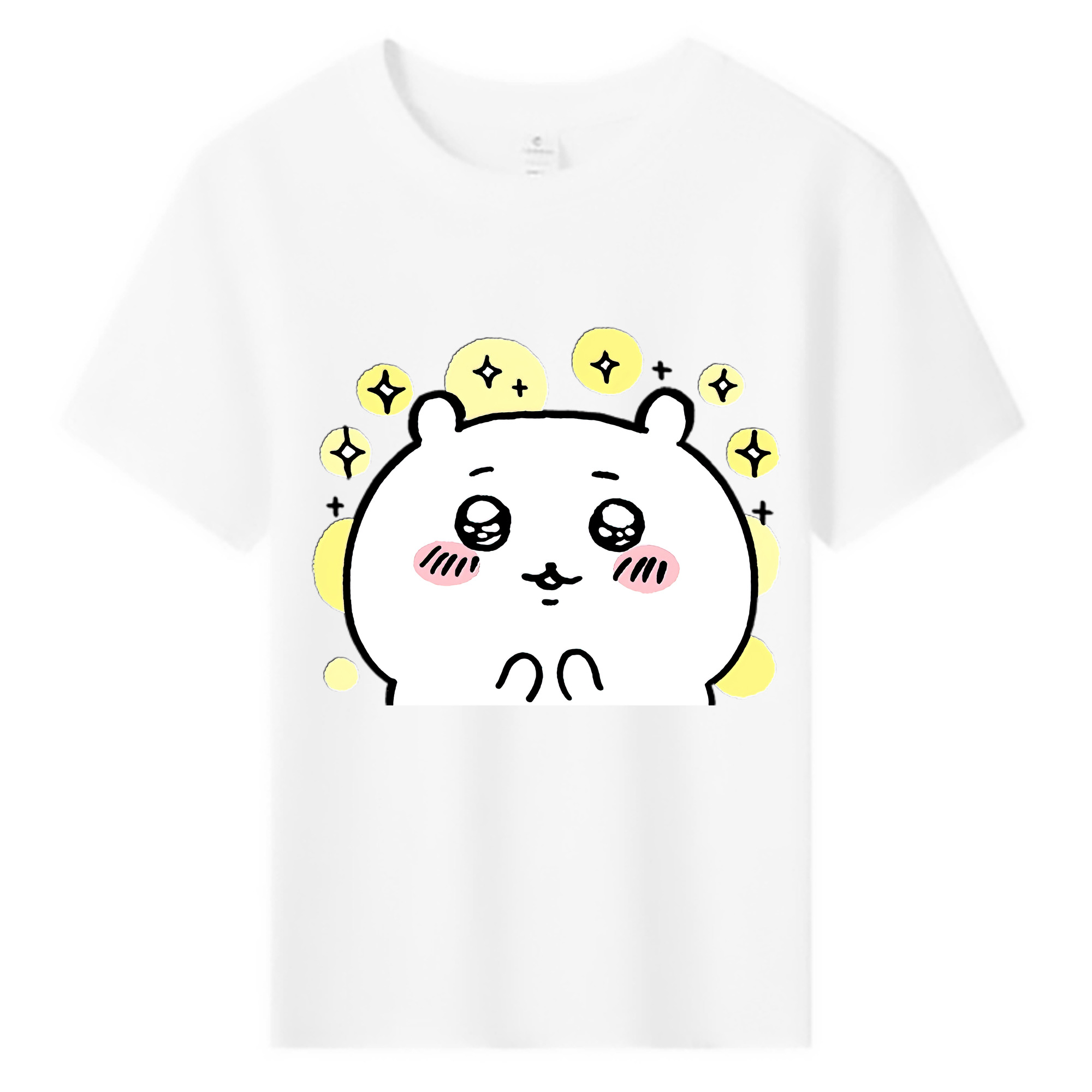 （画像用） ちいかわ ちいかわ Chii-kawa chiikawa 綿100％キッズTシャツ（フロントプリント）