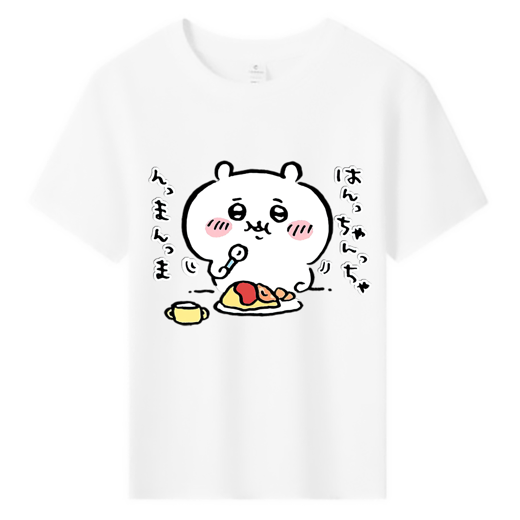 （画像用） ちいかわ ちいかわ Chii-kawa chiikawa 綿100％キッズTシャツ（フロントプリント）