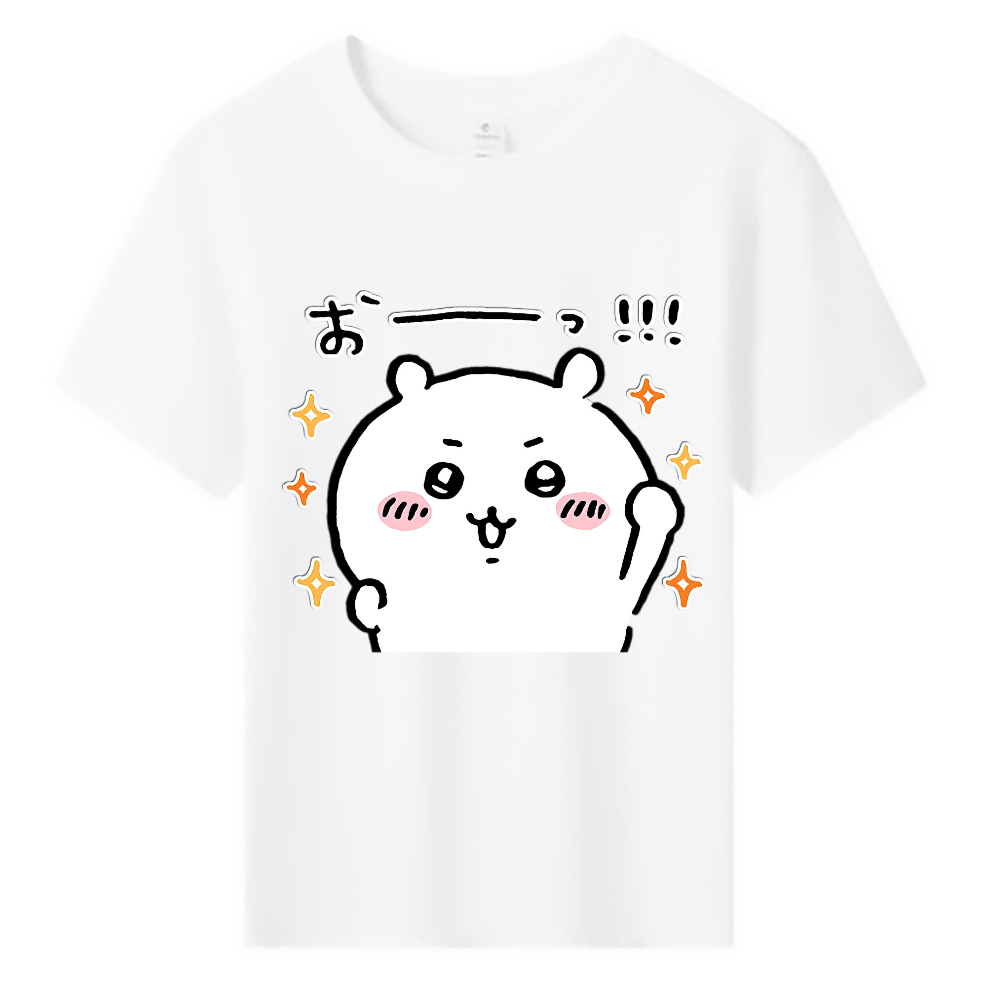 （画像用） ちいかわ ちいかわ Chii-kawa chiikawa 綿100％キッズTシャツ（フロントプリント）