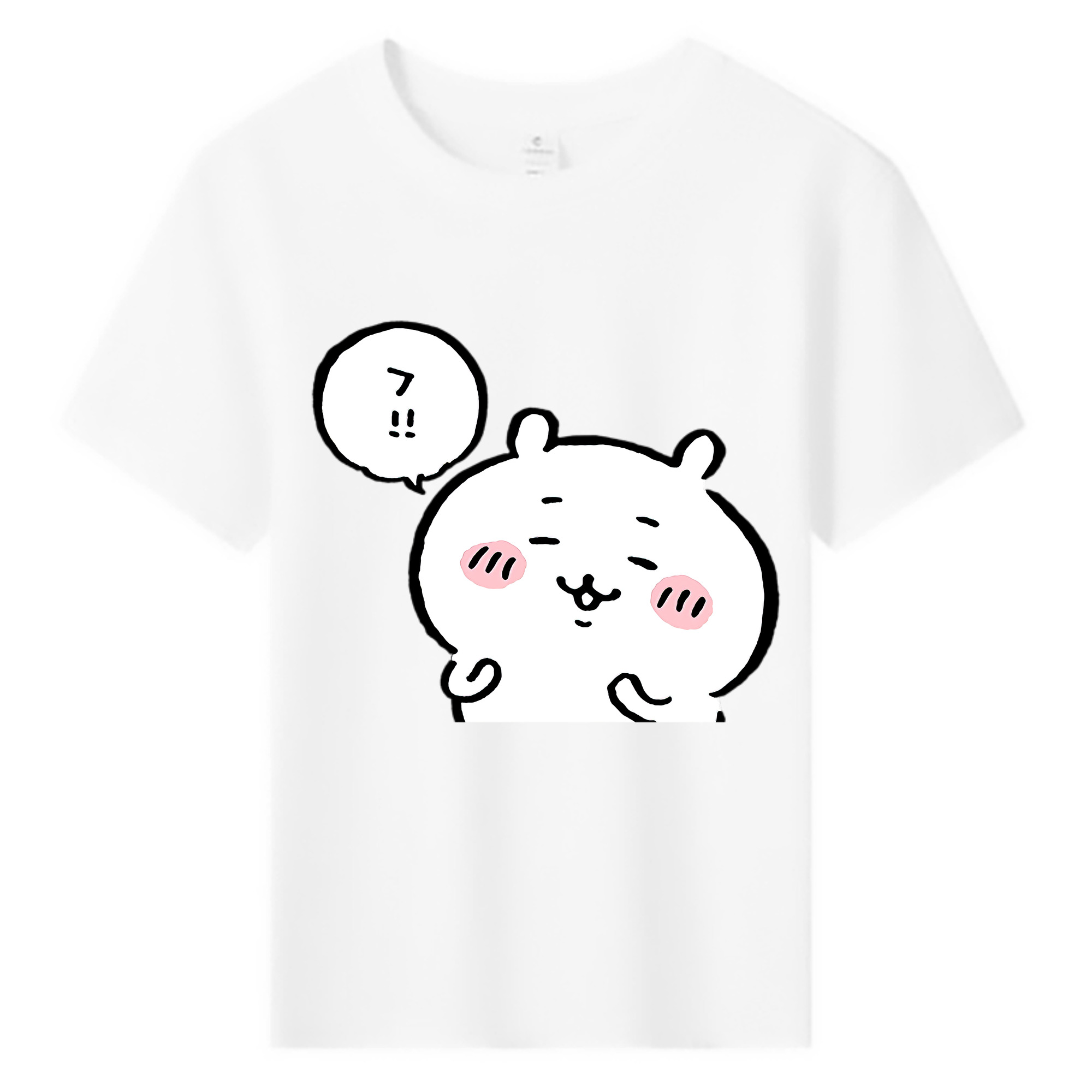 （画像用） ちいかわ ちいかわ Chii-kawa chiikawa 綿100％キッズTシャツ（フロントプリント）