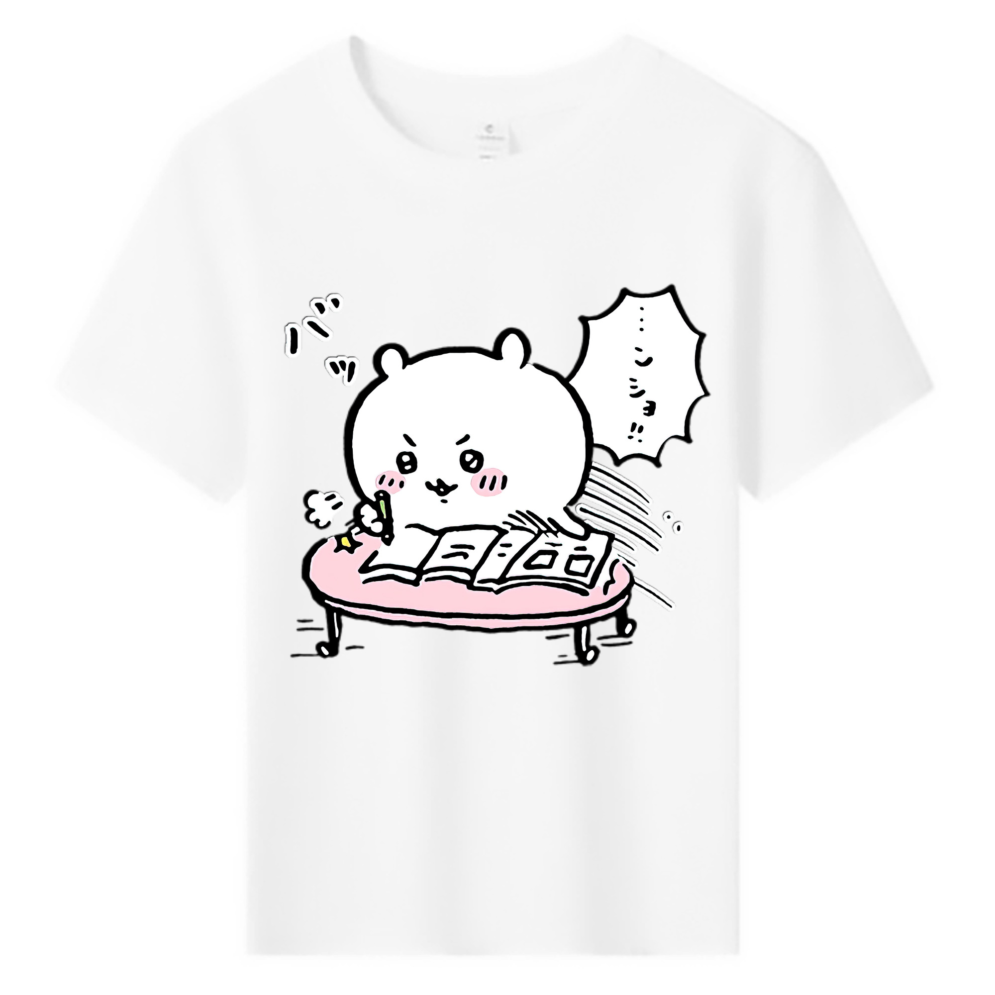 （画像用） ちいかわ ちいかわ Chii-kawa chiikawa 綿100％キッズTシャツ（フロントプリント）
