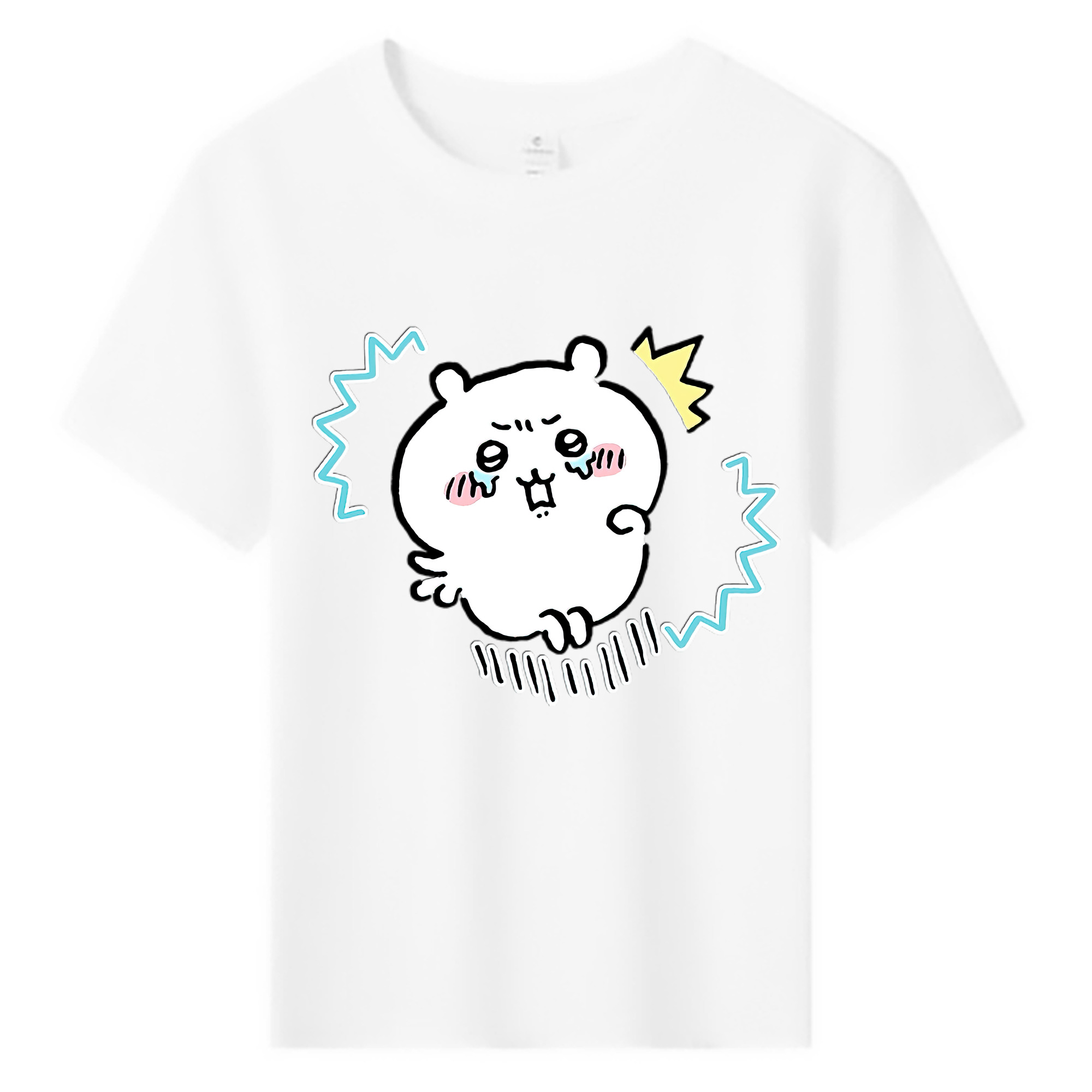 （画像用） ちいかわ ちいかわ Chii-kawa chiikawa 綿100％キッズTシャツ（フロントプリント）
