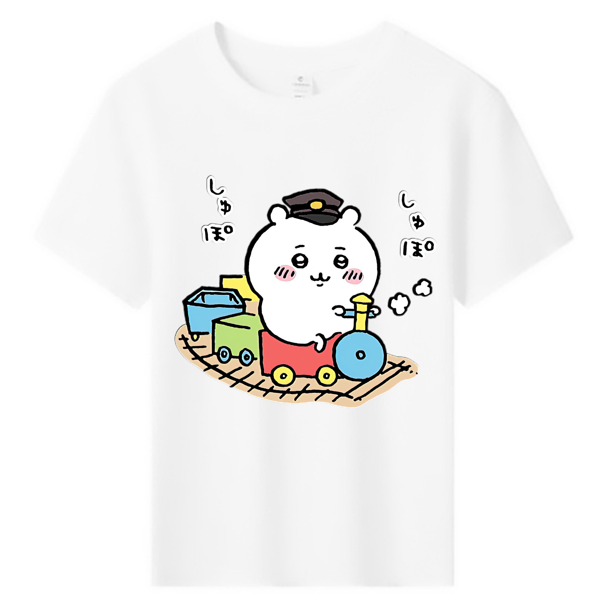 （画像用） ちいかわ ちいかわ Chii-kawa chiikawa 綿100％キッズTシャツ（フロントプリント）
