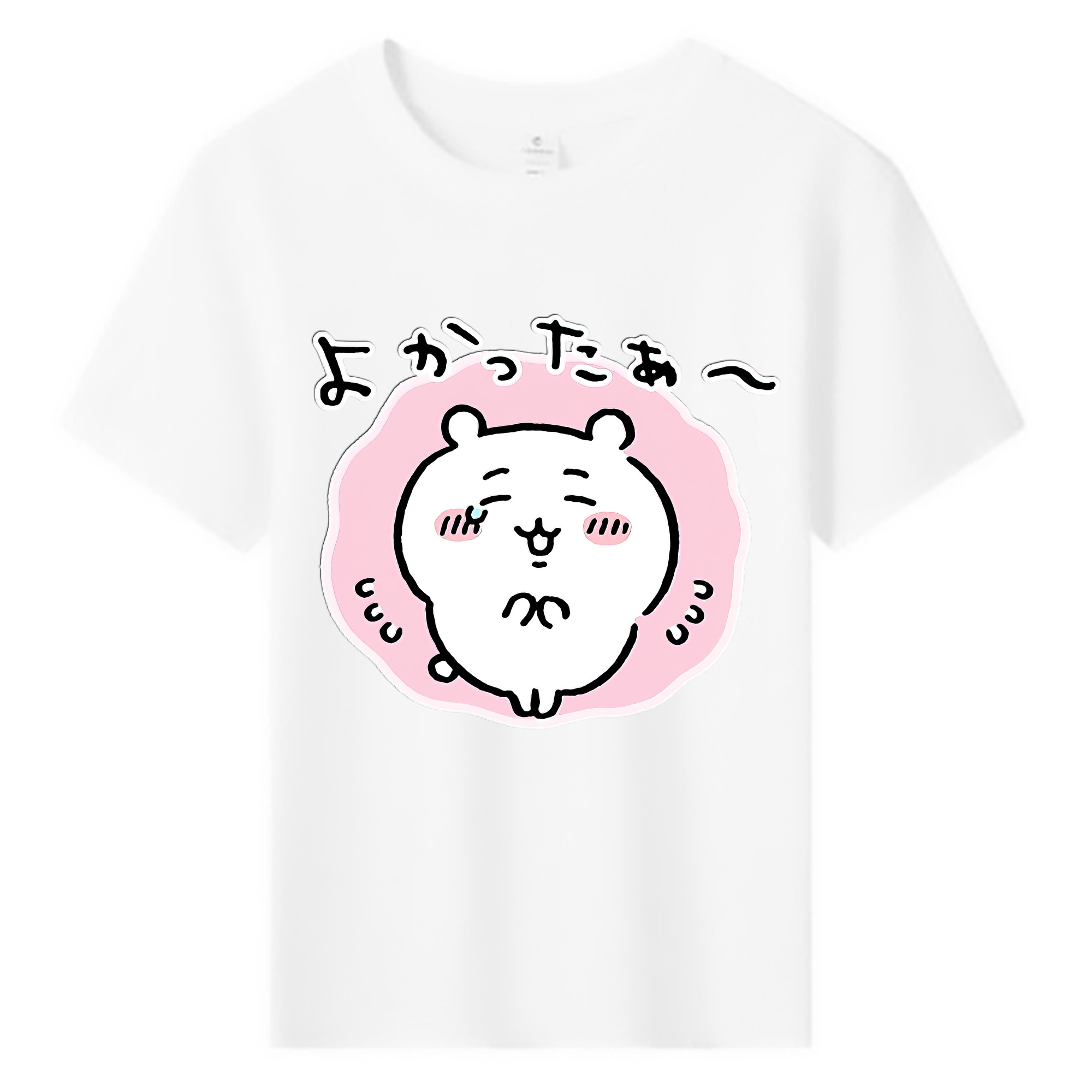 （画像用） ちいかわ ちいかわ Chii-kawa chiikawa 綿100％キッズTシャツ（フロントプリント）