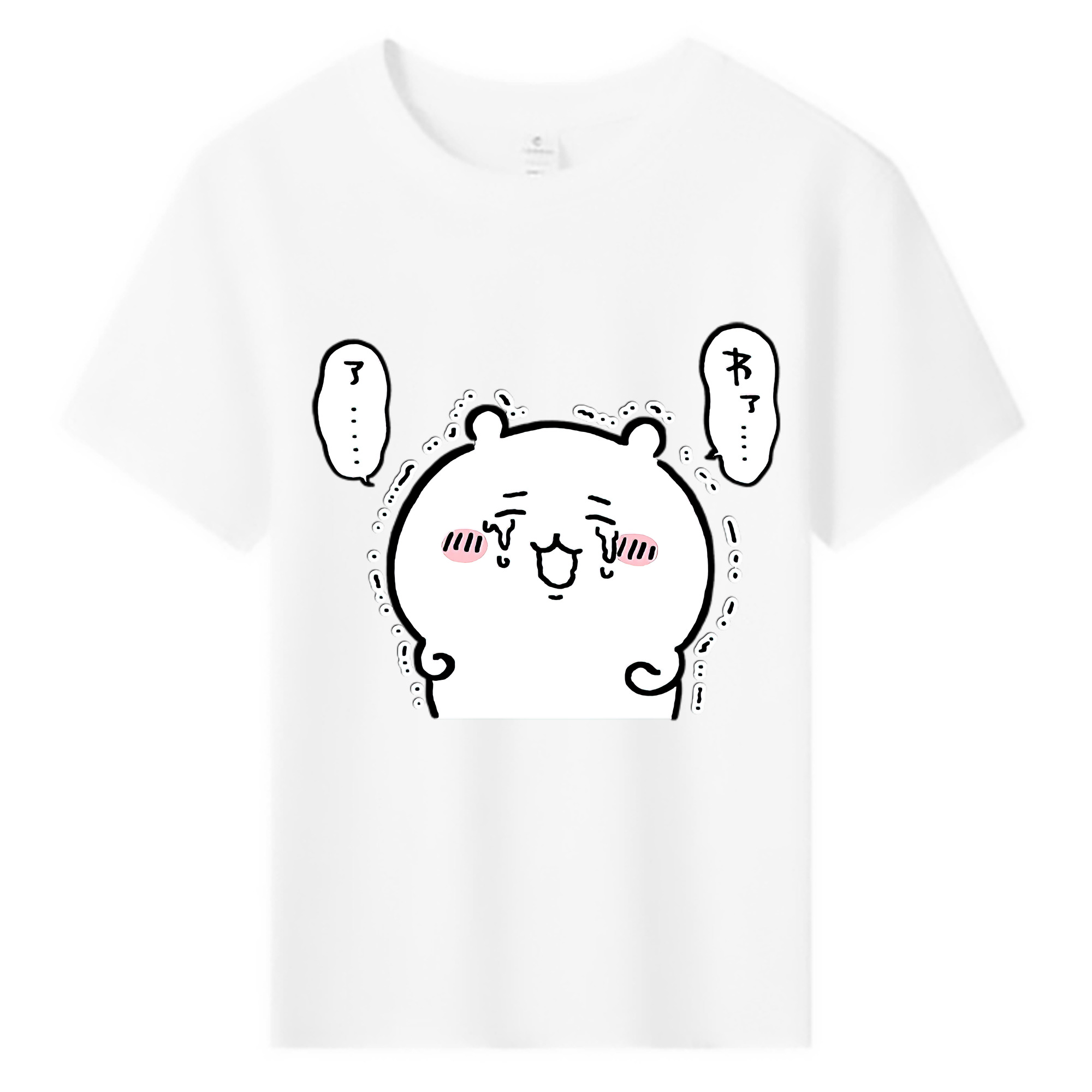 （画像用） ちいかわ ちいかわ Chii-kawa chiikawa 綿100％キッズTシャツ（フロントプリント）