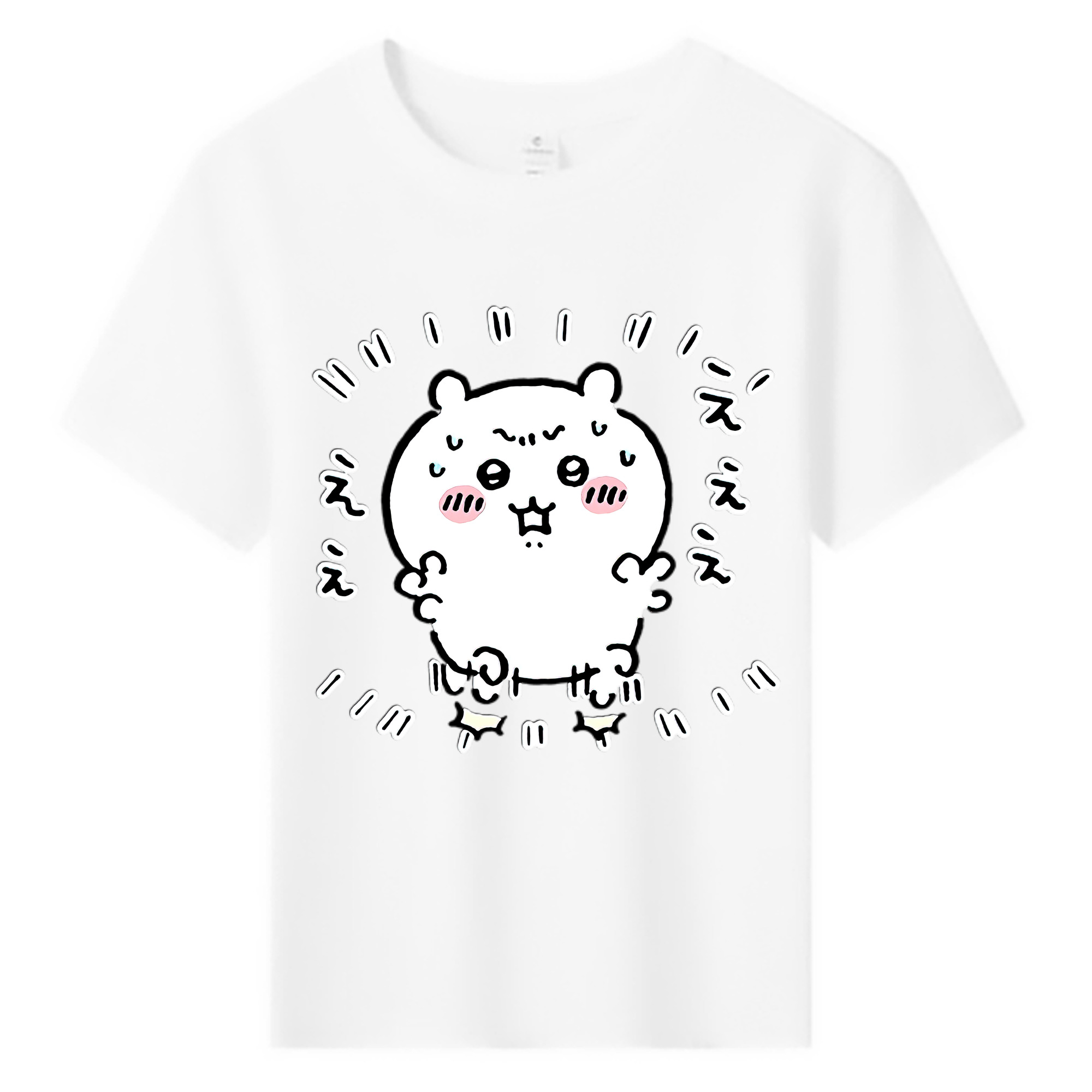（画像用） ちいかわ ちいかわ Chii-kawa chiikawa 綿100％キッズTシャツ（フロントプリント）
