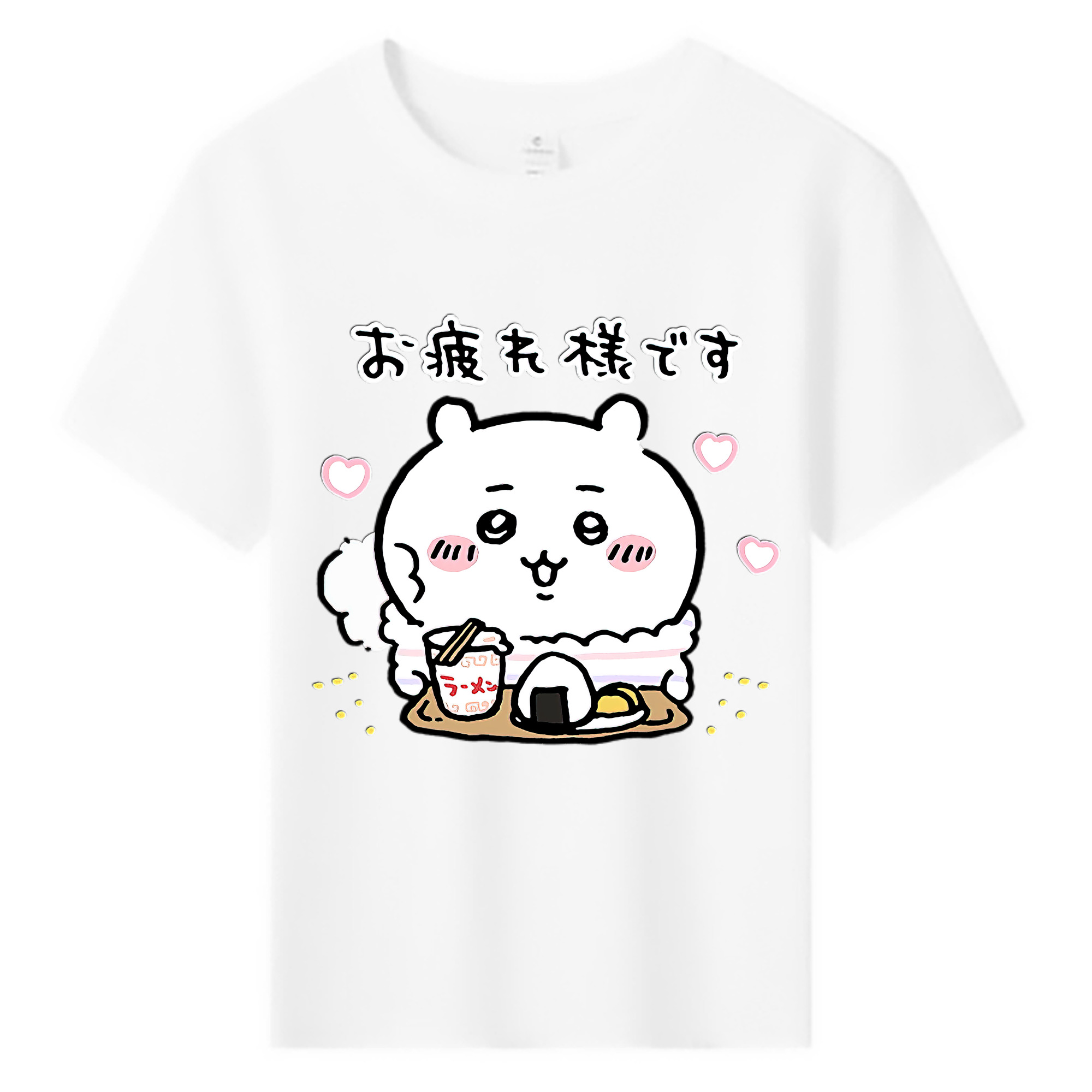 （画像用） ちいかわ ちいかわ Chii-kawa chiikawa 綿100％キッズTシャツ（フロントプリント）