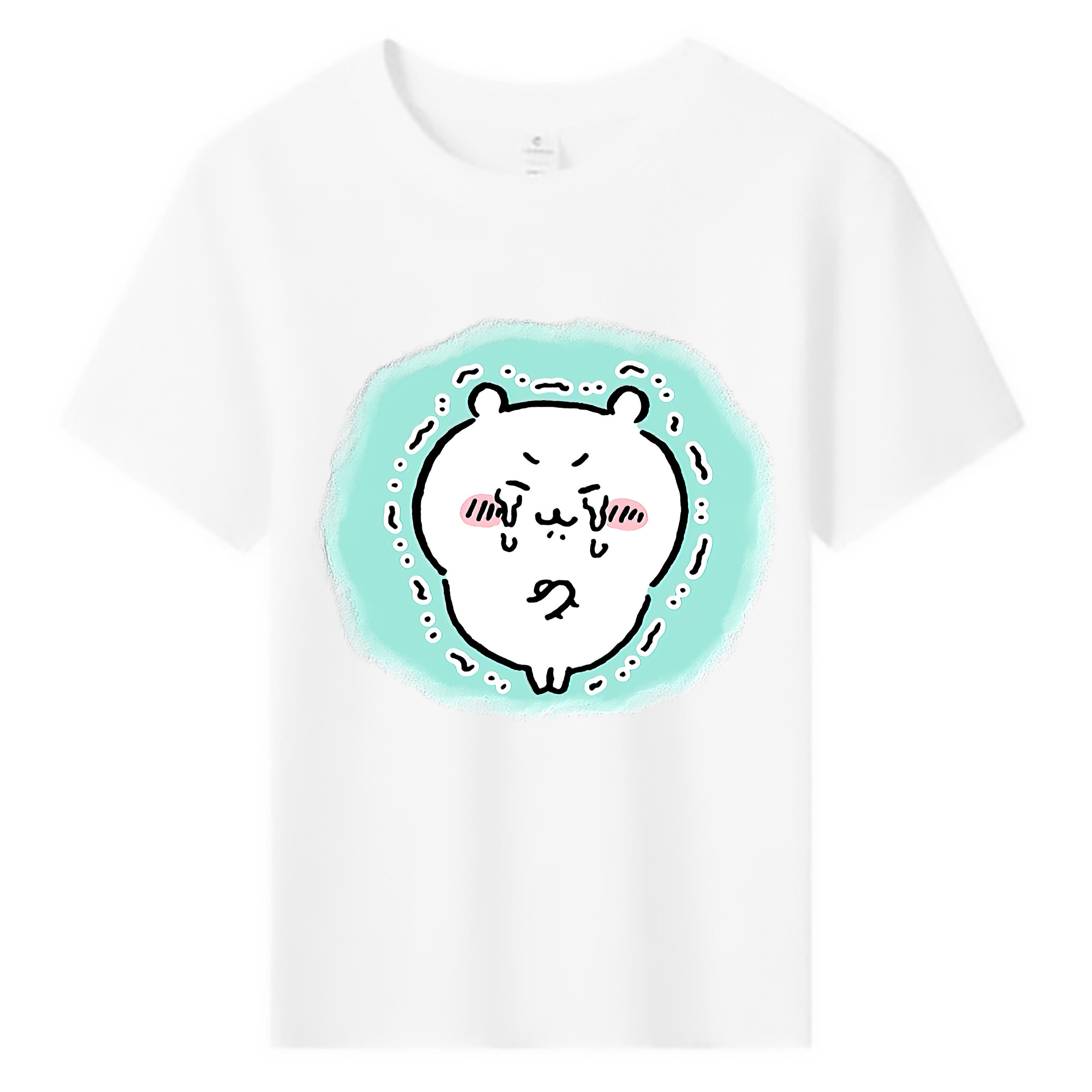 （画像用） ちいかわ ちいかわ Chii-kawa chiikawa 綿100％キッズTシャツ（フロントプリント）